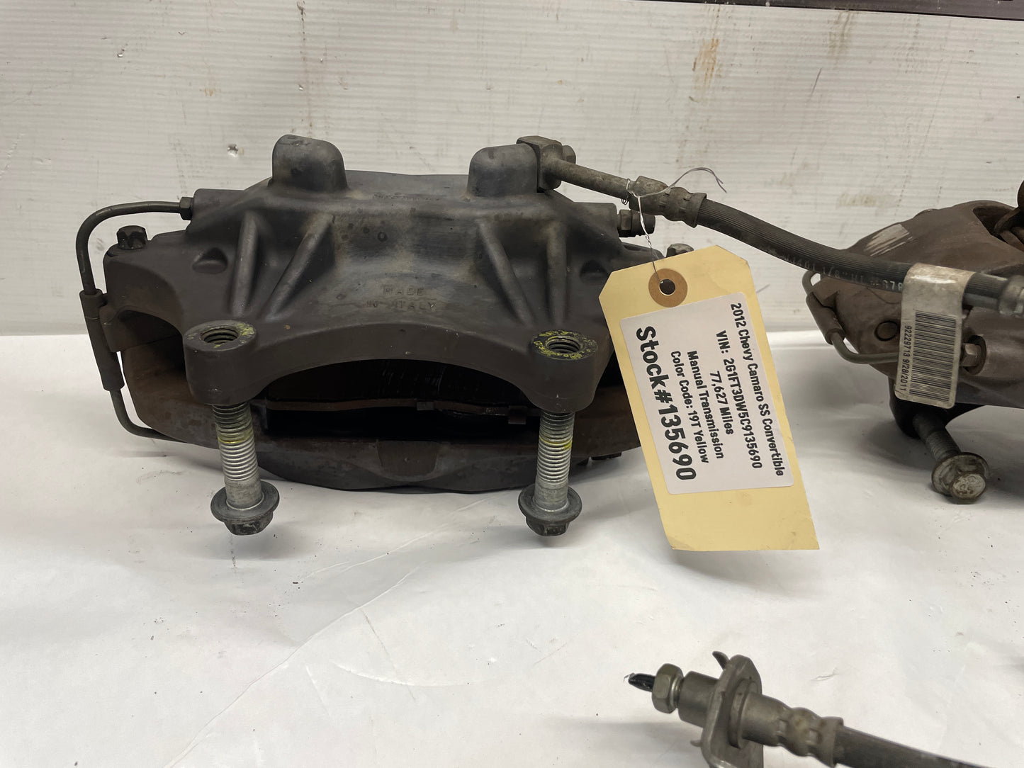 2012 Chevy Camaro SS Brembo Brake Calipers & Rotors Front and Rear OEM - Day's Parts Yard