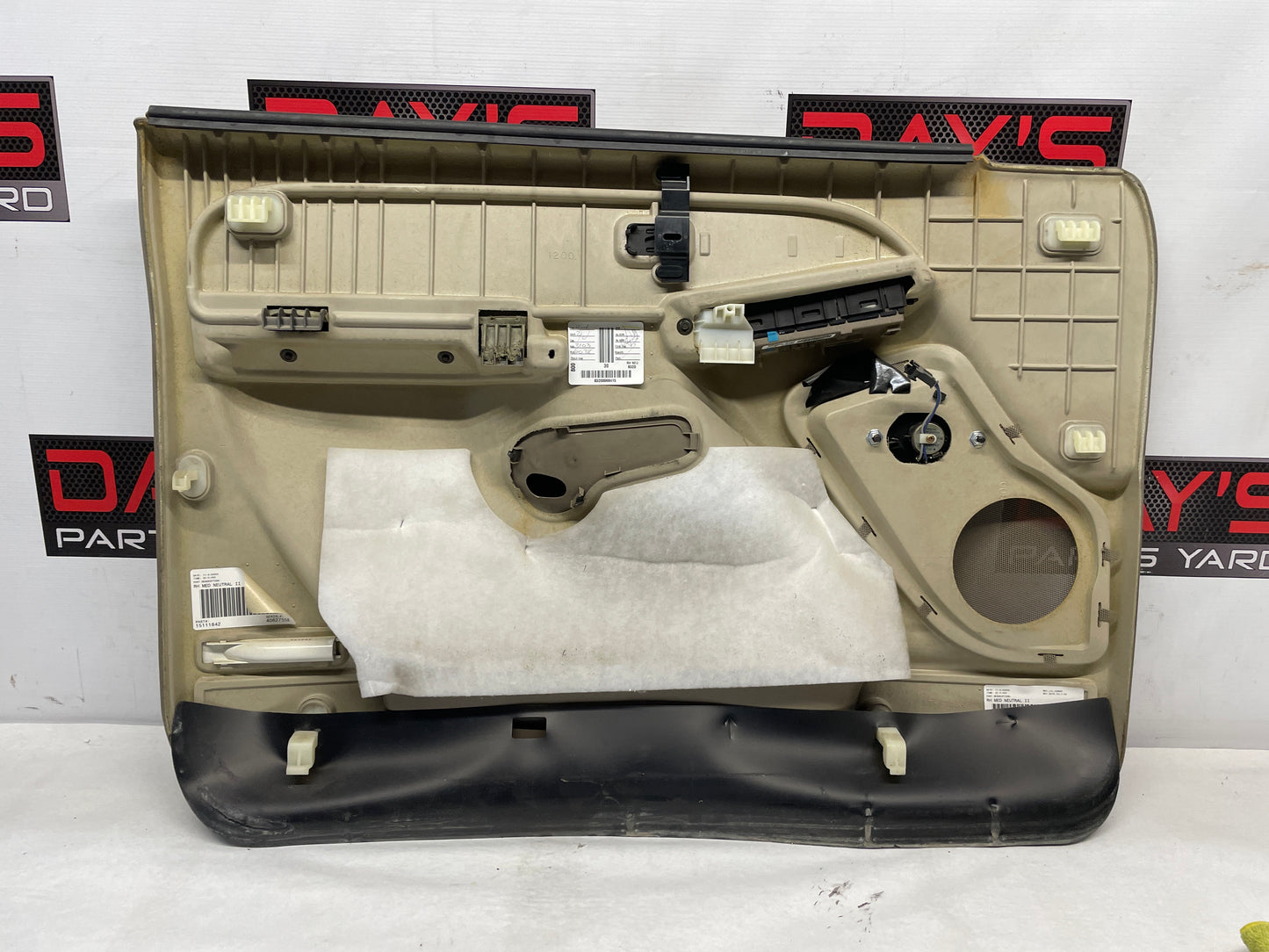 2004 Chevy Silverado 2500HD RH Passenger Front Door Panel Tan Beige OEM - Day's Parts Yard