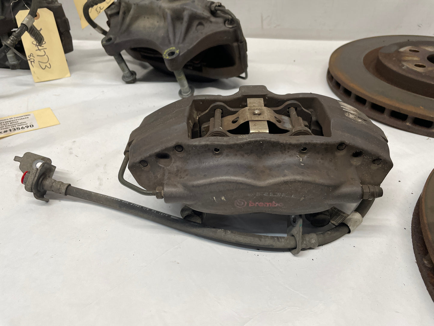 2012 Chevy Camaro SS Brembo Brake Calipers & Rotors Front and Rear OEM - Day's Parts Yard