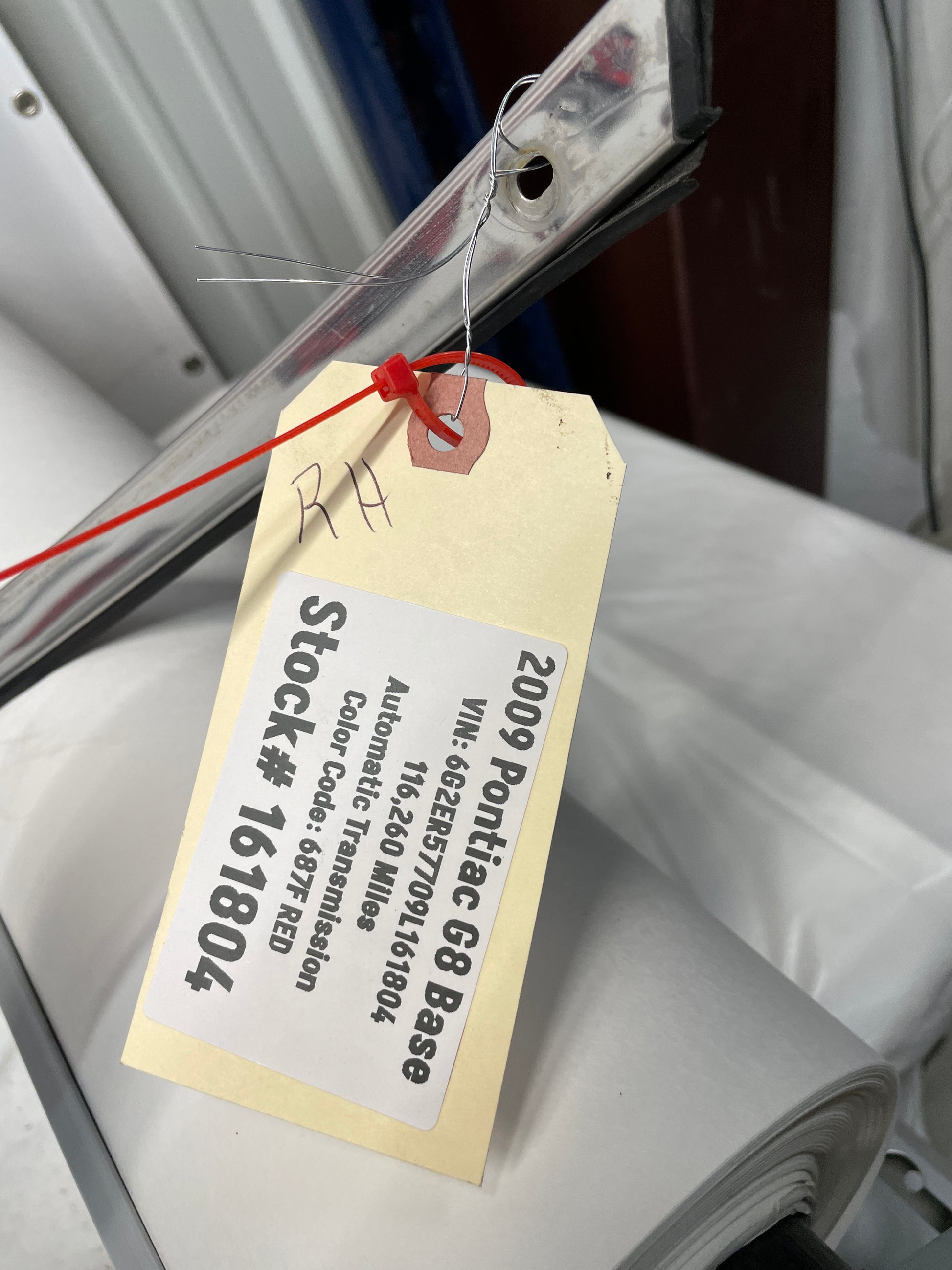 2009 Pontiac G8 RH Passenger Door Roof Chrome Molding Trim OEM - Day's Parts Yard