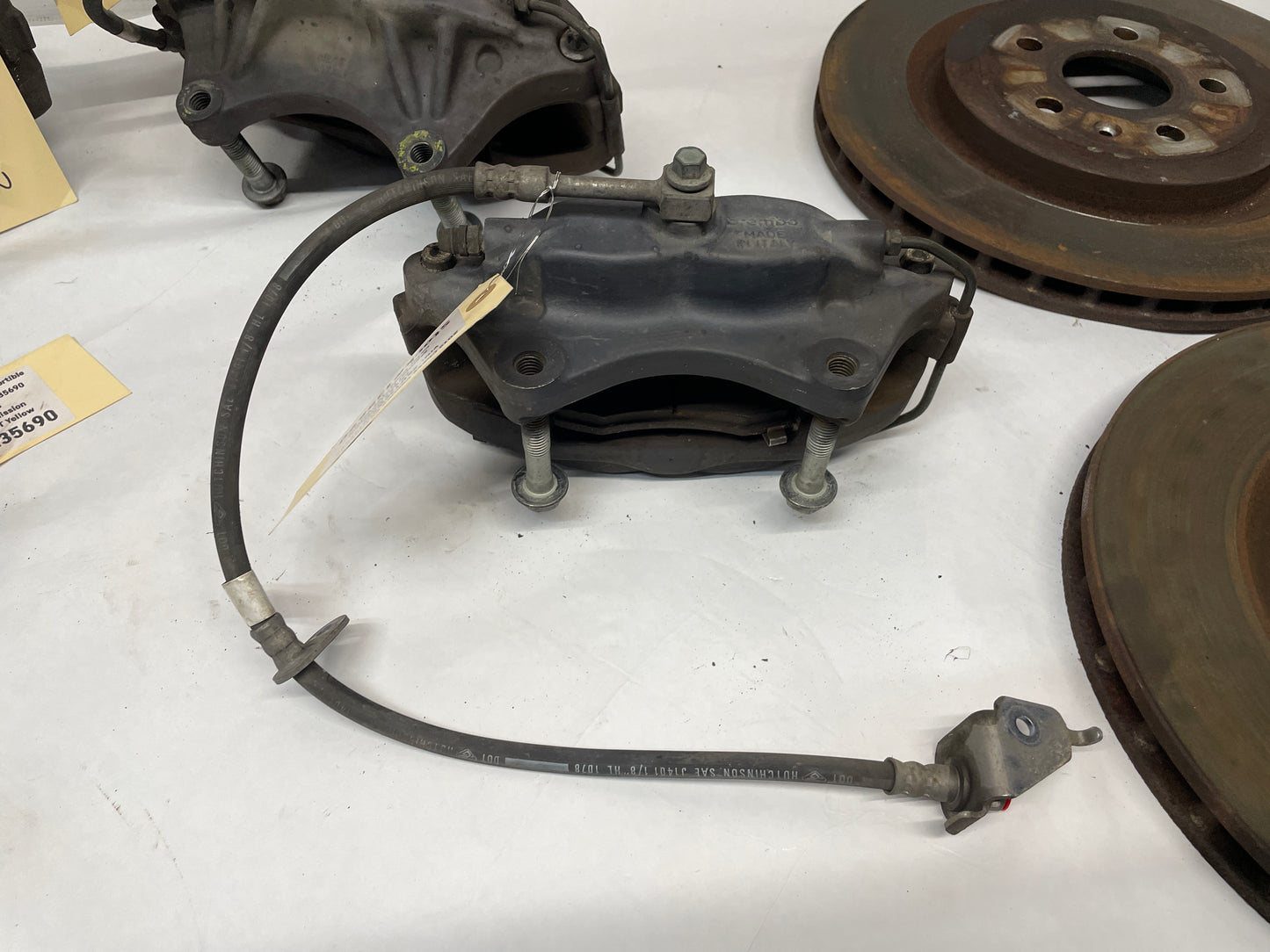 2012 Chevy Camaro SS Brembo Brake Calipers & Rotors Front and Rear OEM - Day's Parts Yard