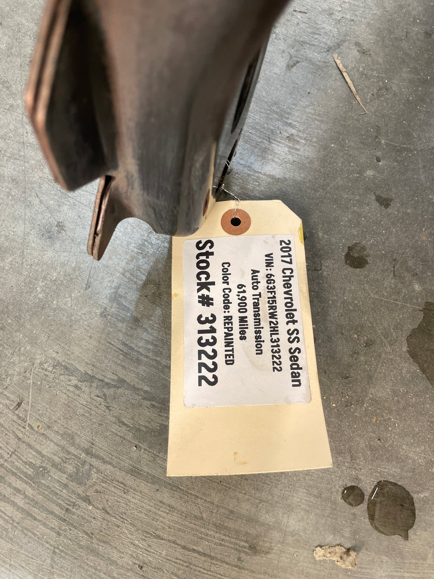 2017 Chevy SS Sedan Front Suspension Sub Frame Engine Cradle K Member Crossmember OEM - Day's Parts Yard