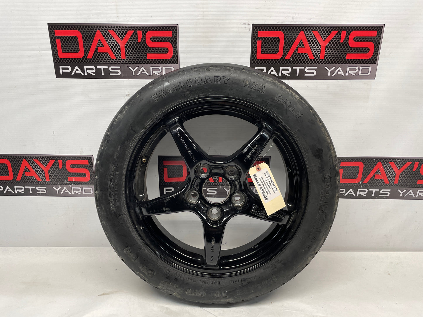 2006 Pontiac GTO Factory OEM Spare Wheel & Tire OEM - Day's Parts Yard