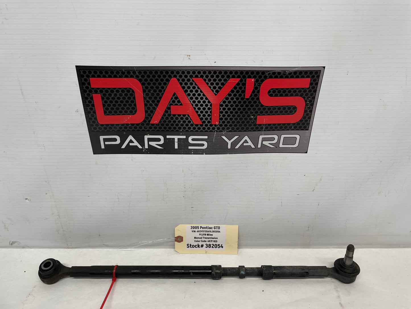 2005 Pontiac GTO RH Passenger Rear Suspension Tie Rod Adjustment Arm OEM - Day's Parts Yard