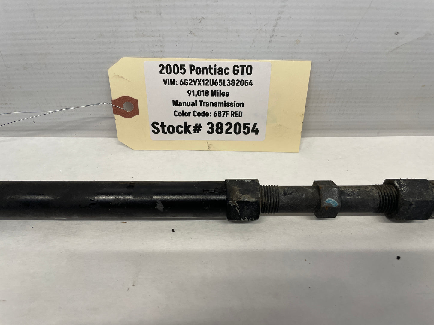 2005 Pontiac GTO RH Passenger Rear Suspension Tie Rod Adjustment Arm OEM - Day's Parts Yard