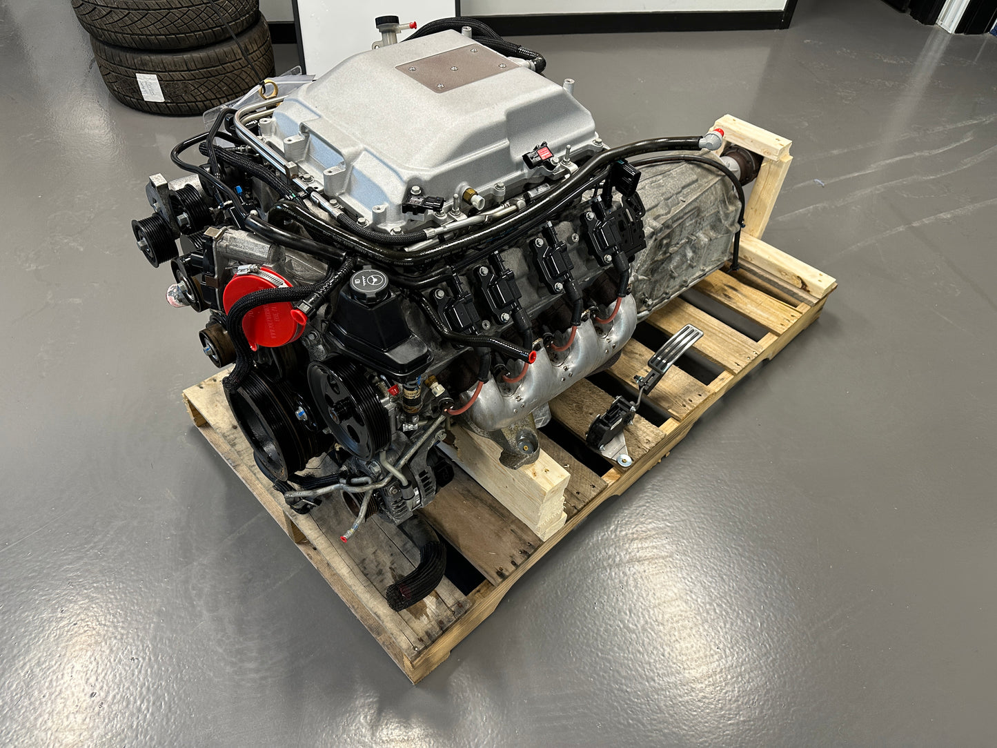 LSA 6.2L Factory Supercharged Engine Motor 6L90 Auto Trans Drivetrain Pullout 556HP 28k - Day's Parts Yard