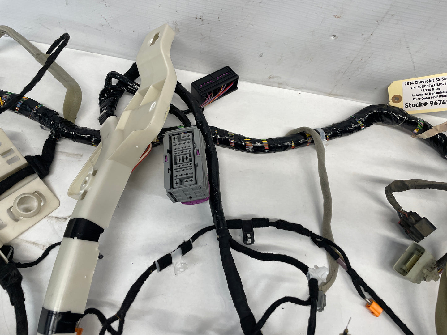 2014 Chevy SS Sedan Body Chassis Wire Wiring Harness OEM - Day's Parts Yard
