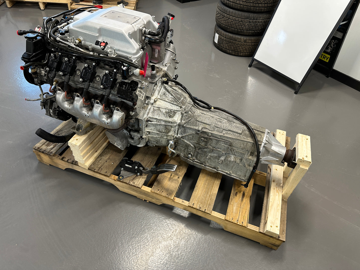 LSA 6.2L Factory Supercharged Engine Motor 6L90 Auto Trans Drivetrain Pullout 556HP 28k - Day's Parts Yard