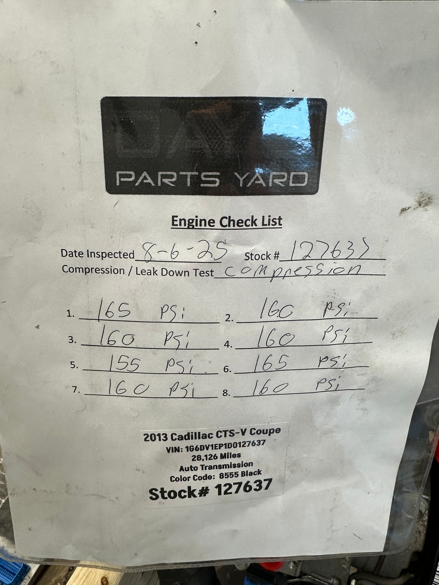LSA 6.2L Factory Supercharged Engine Motor 6L90 Auto Trans Drivetrain Pullout 556HP 28k - Day's Parts Yard