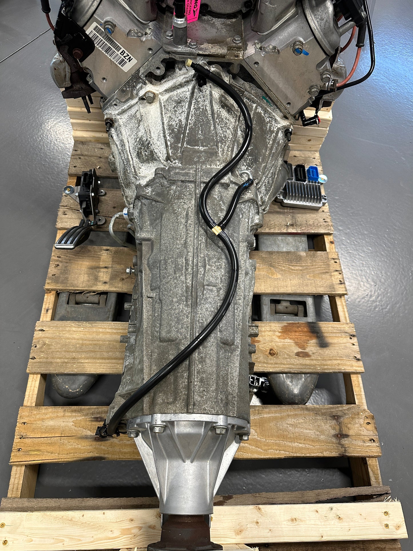 LSA 6.2L Factory Supercharged Engine Motor 6L90 Auto Trans Drivetrain Pullout 556HP 28k - Day's Parts Yard