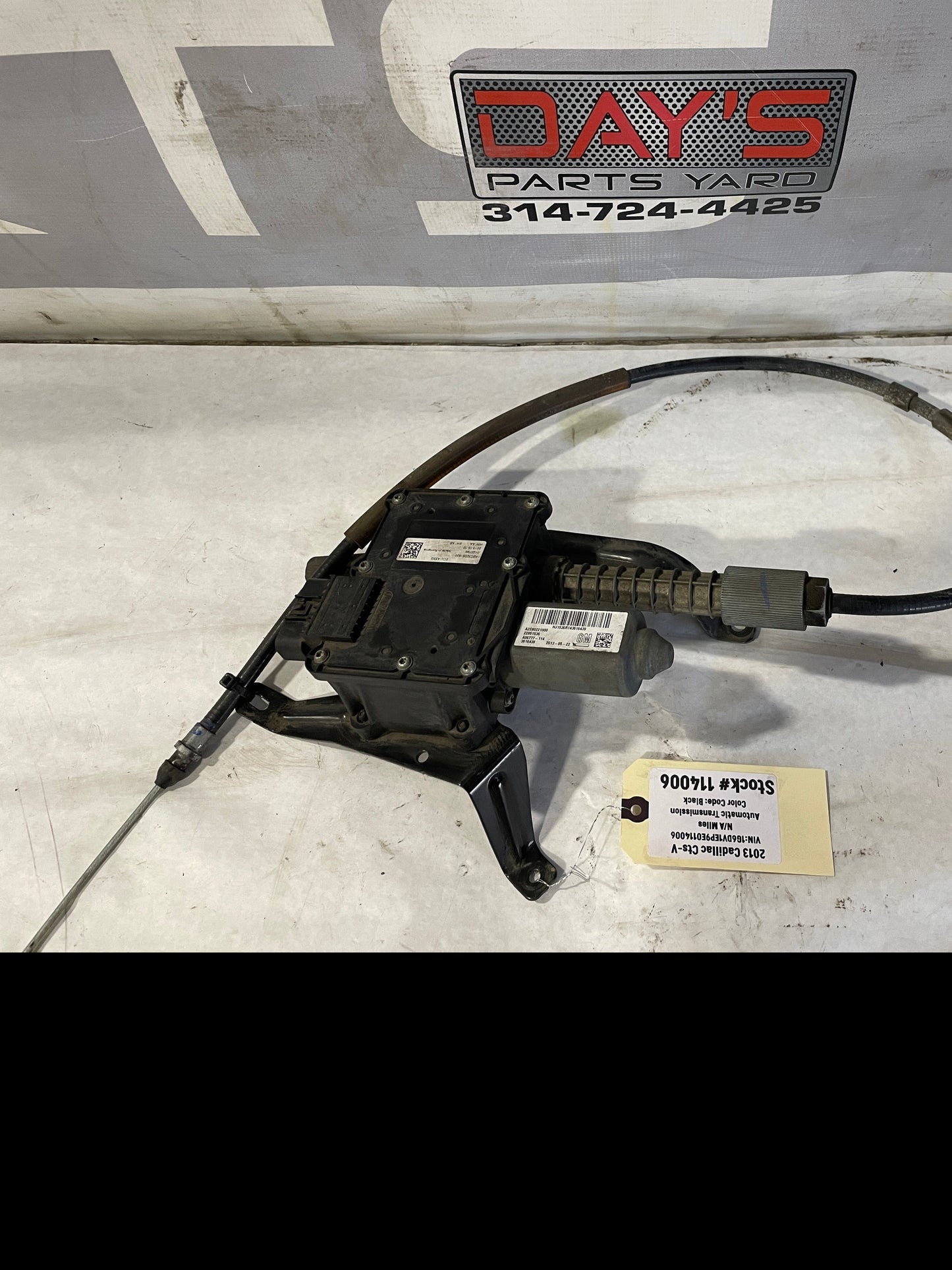 2014 Cadillac CTS-V Coupe Emergency Parking Brake Actuator Assembly OEM - Day's Parts Yard