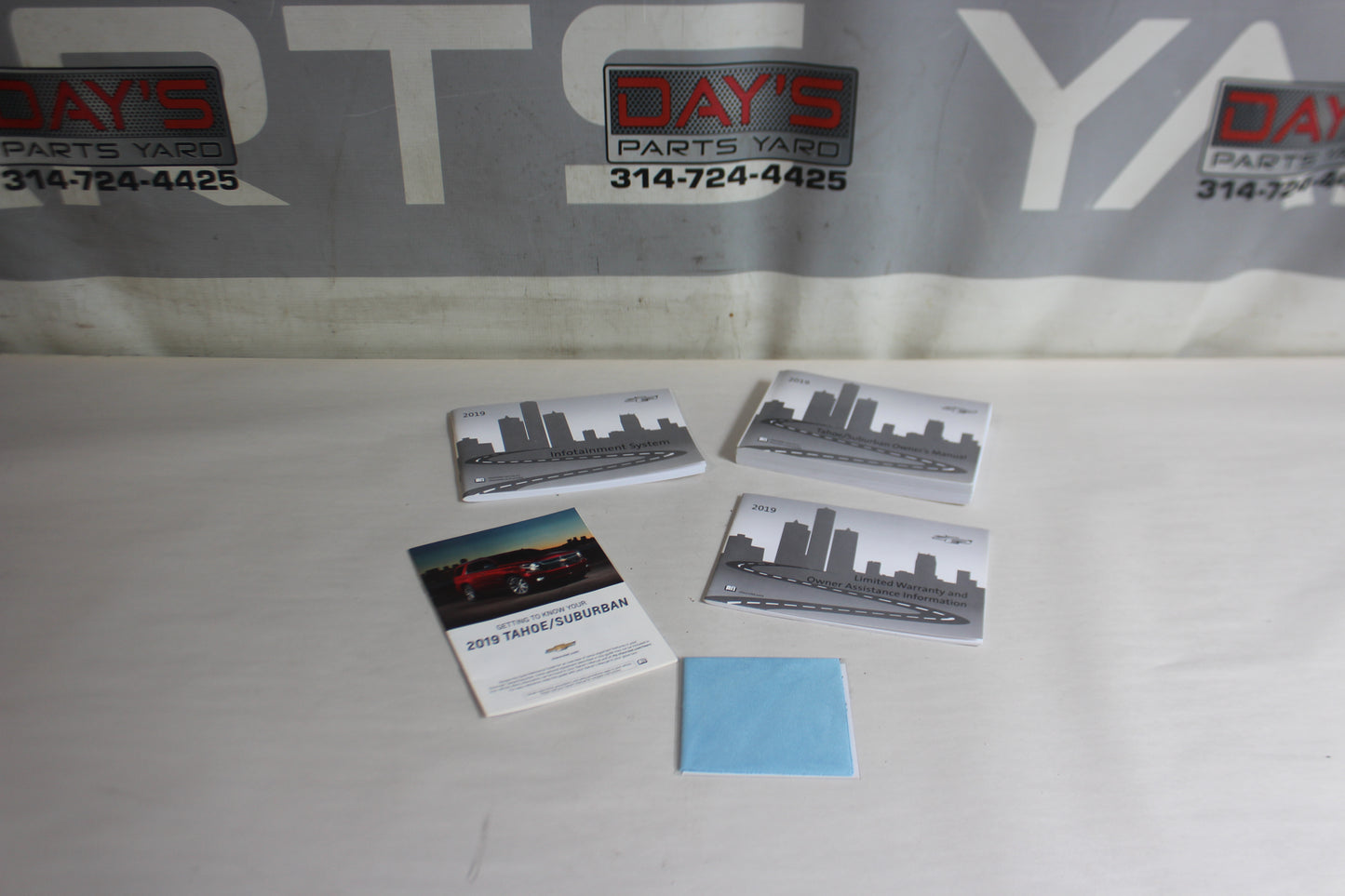 2019 Chevy Tahoe K1500 Premier Owners Manual OEM - Day's Parts Yard