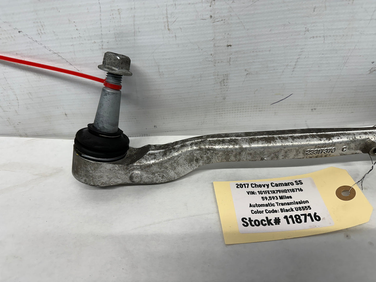 2017 Chevy Camaro SS Front RH Passenger Control Lower Arm OEM - Day's Parts Yard
