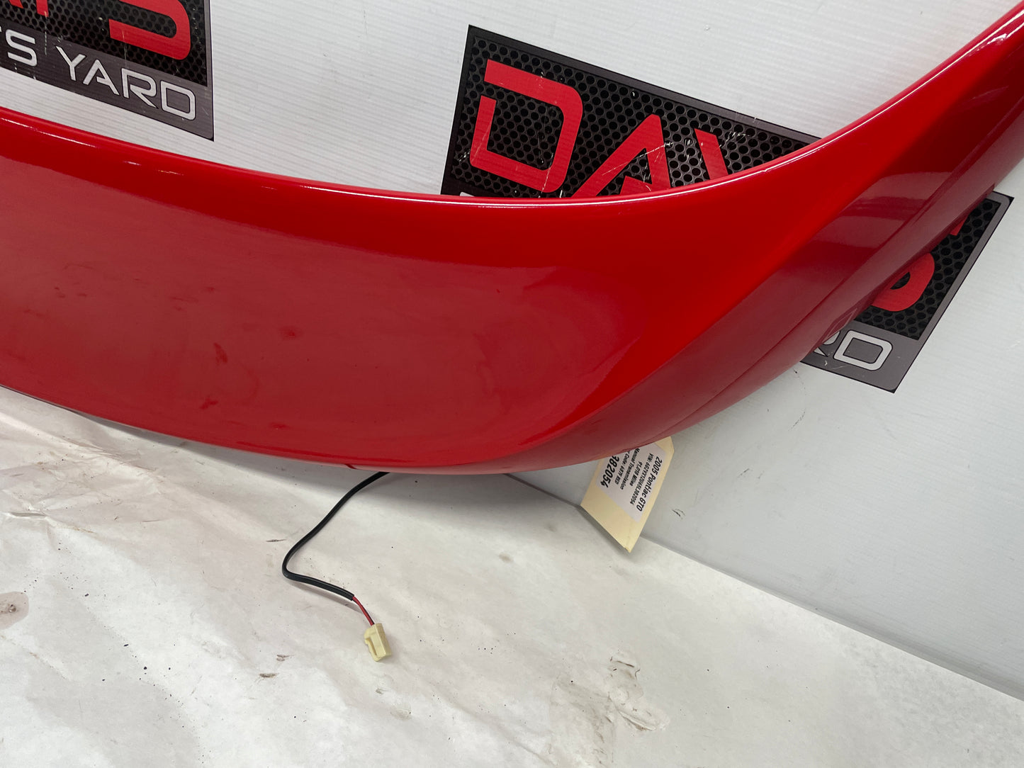2005 Pontiac GTO Trunk Deck Lid Spoiler Wing Red OEM - Day's Parts Yard
