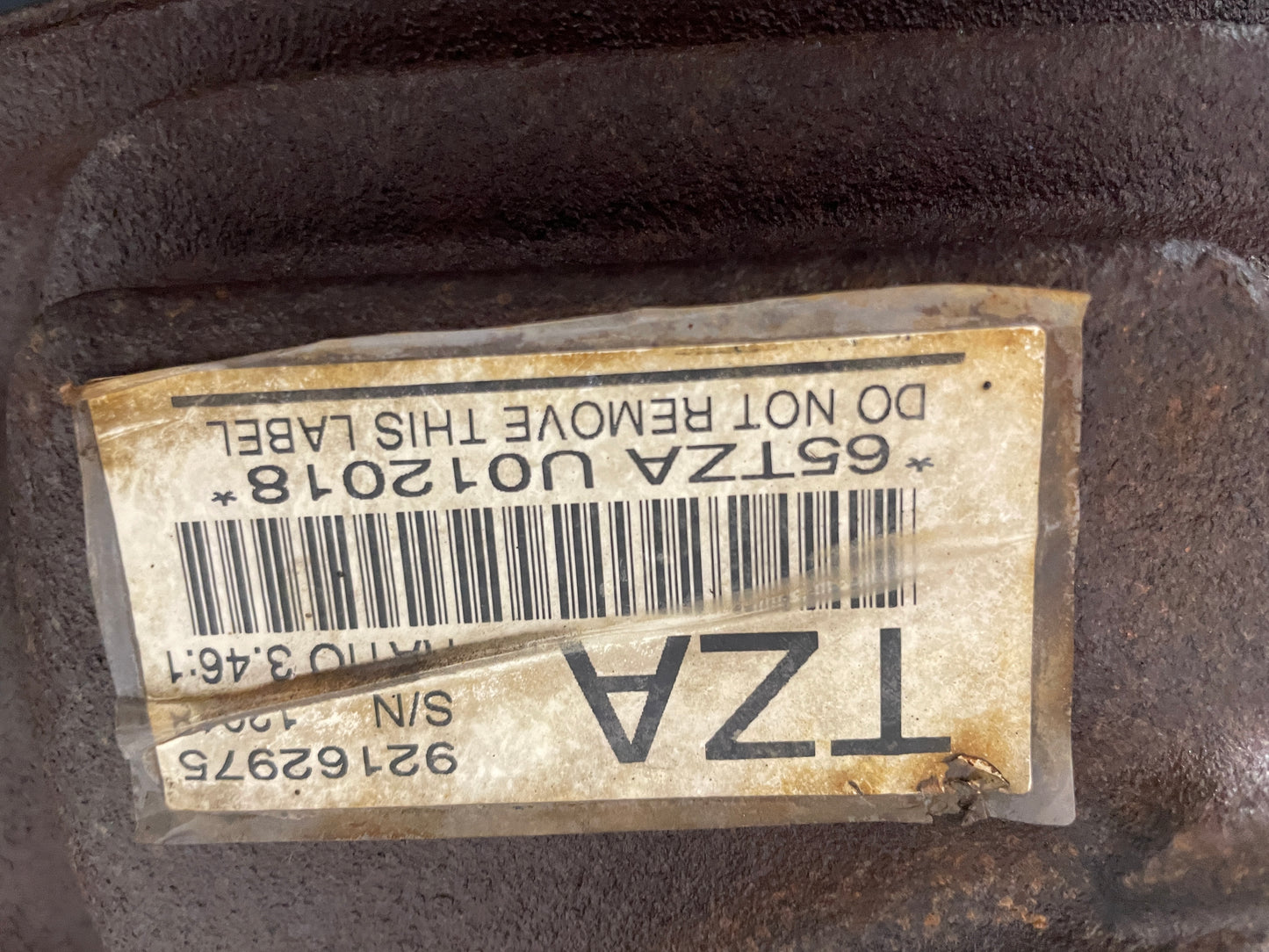 2005 Pontiac GTO Rear End Rearend Carrier Axle Differential 3.46 LSD OEM - Day's Parts Yard