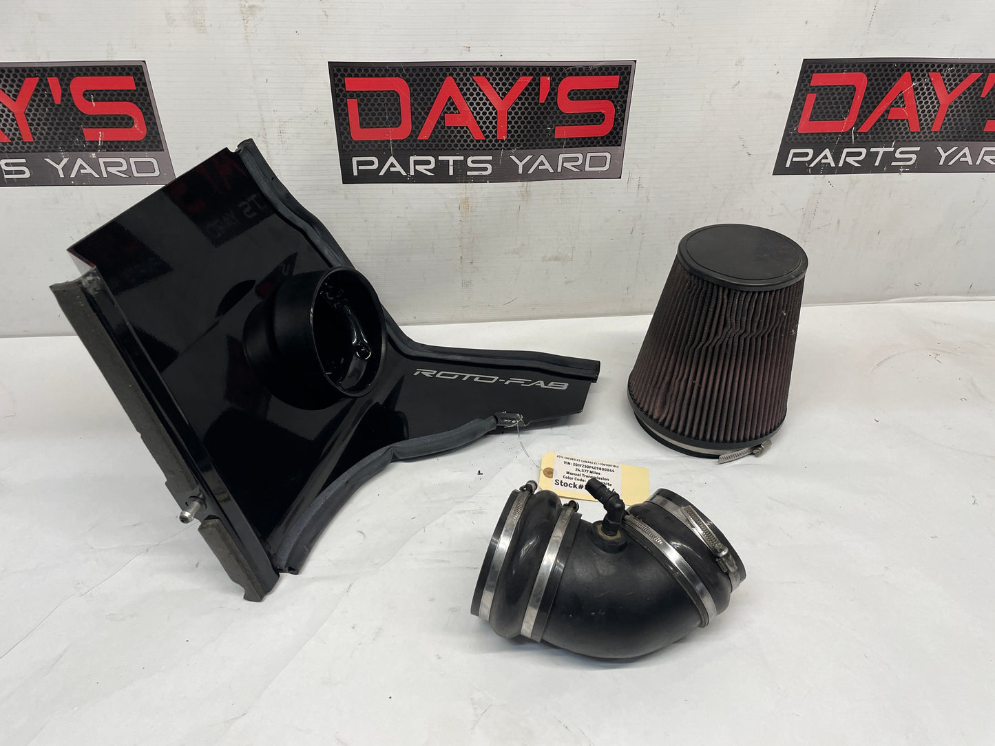 2014 Chevy Camaro ZL1 ROTO-FAB Cold Air Intake Kit CAI - Day's Parts Yard