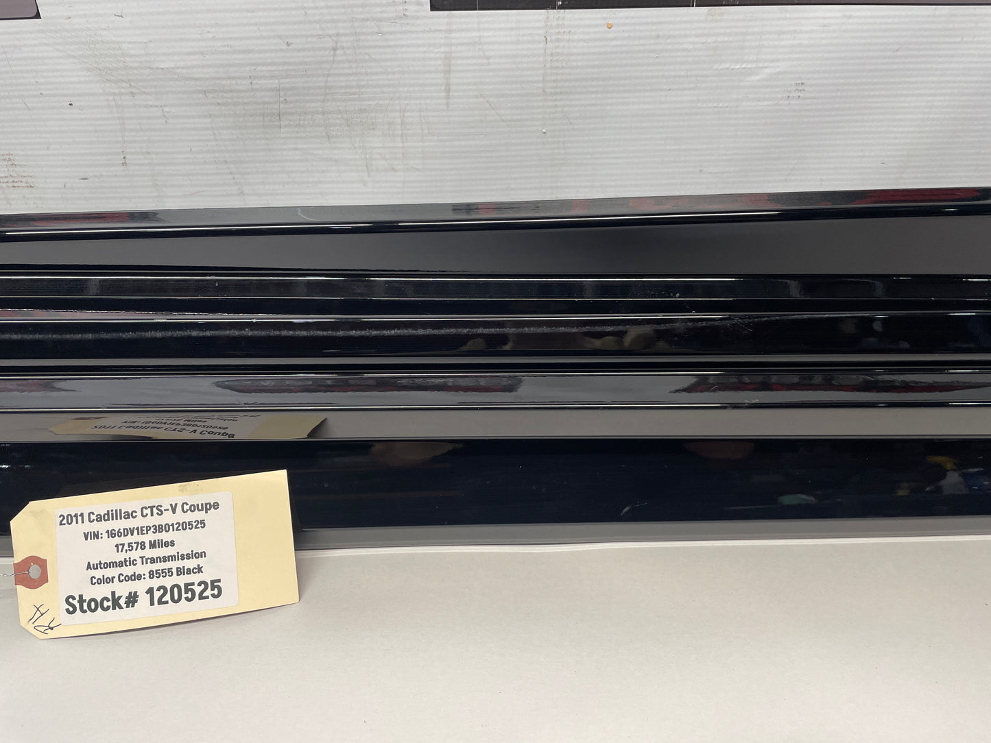 2011 Cadillac CTS-V Coupe RH Passenger Rocker Molding Trim OEM - Day's Parts Yard