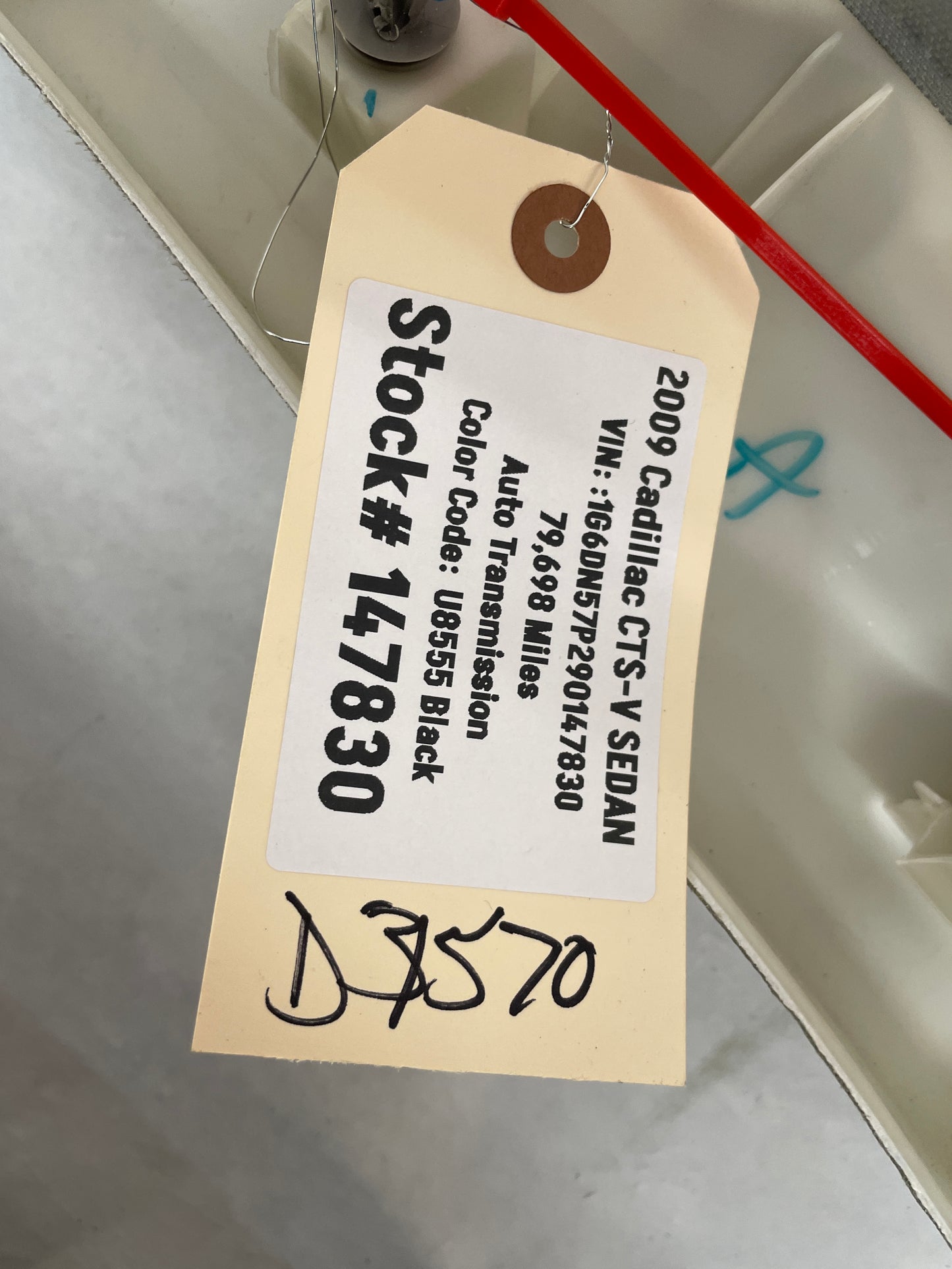 2009 Cadillac CTS-V Sedan RH & LH Interior A Pillar Windshield Trim Molding Panel OEM - Day's Parts Yard