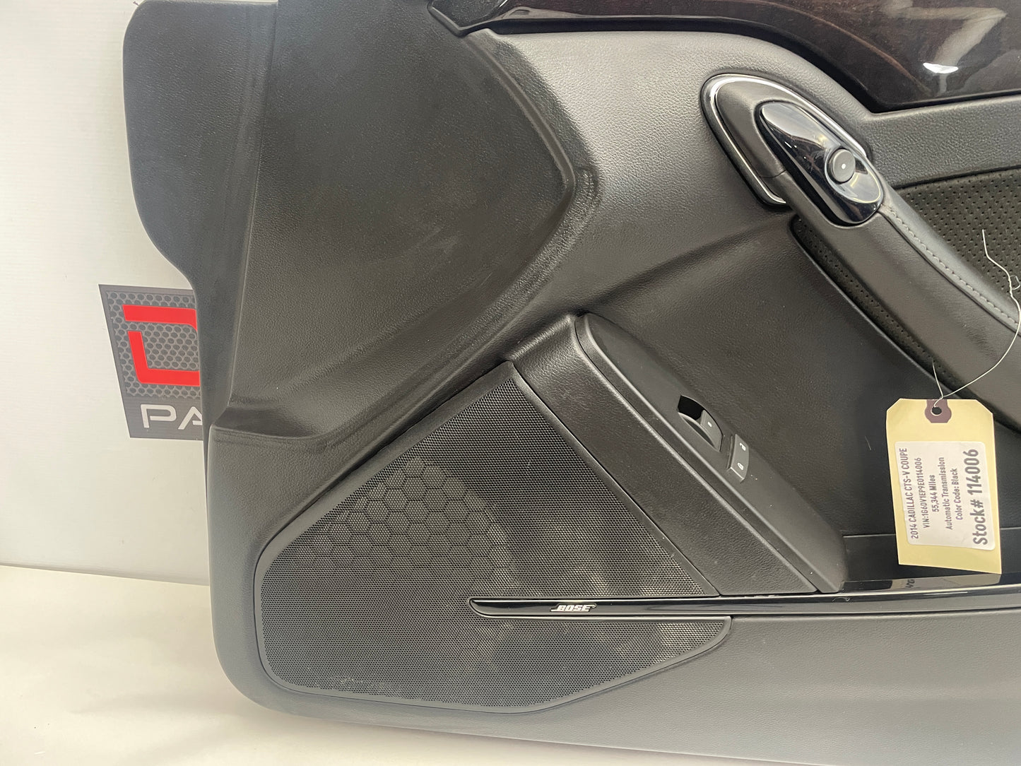 2014 Cadillac CTS-V Coupe Front RH Passenger Door Panel OEM - Day's Parts Yard