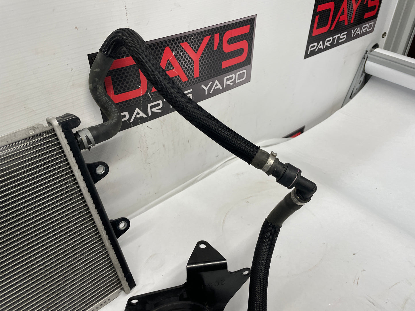 2014 Chevy Camaro ZL1 Supercharger Heat Exchanger Intercooler Pump Cooler Hoses Lines Assembly OEM - Day's Parts Yard