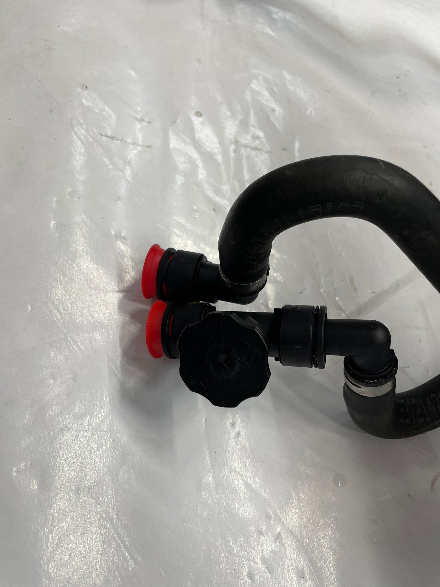 2014 Chevy Camaro ZL1 Supercharger Heat Exchanger Intercooler Pump Cooler Hoses Lines Assembly OEM - Day's Parts Yard