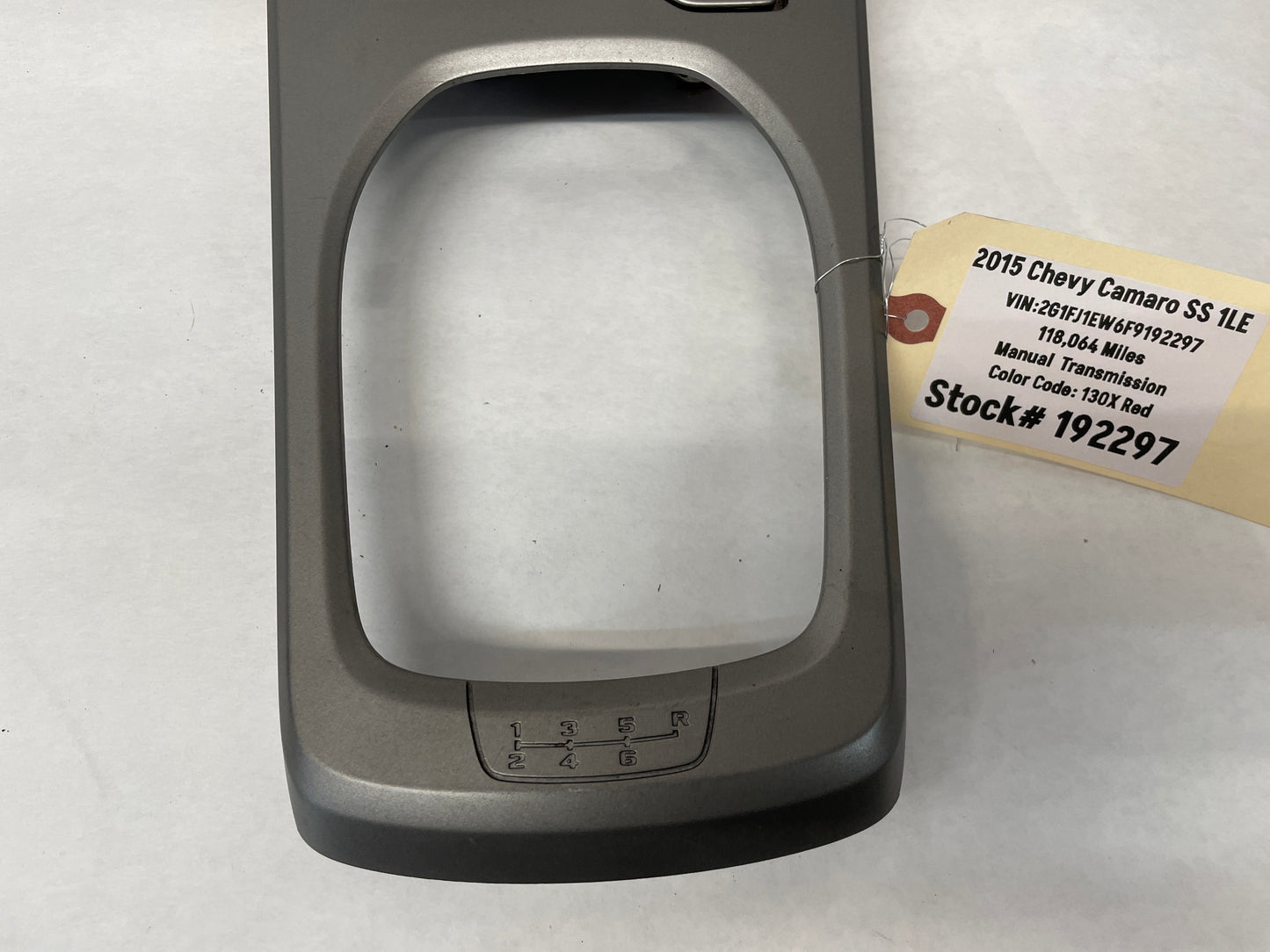 2015 Chevy Camaro SS Center Console Auxiliary Gauges Package Shifter Bezel Trim OEM - Day's Parts Yard