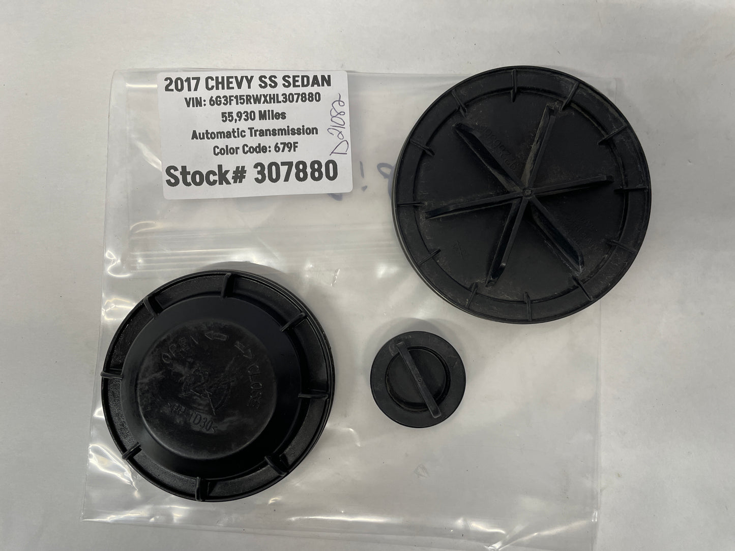 2017 Chevy SS Sedan Headlight Head Light Lamp Bulb Cover Caps OEM - Day's Parts Yard