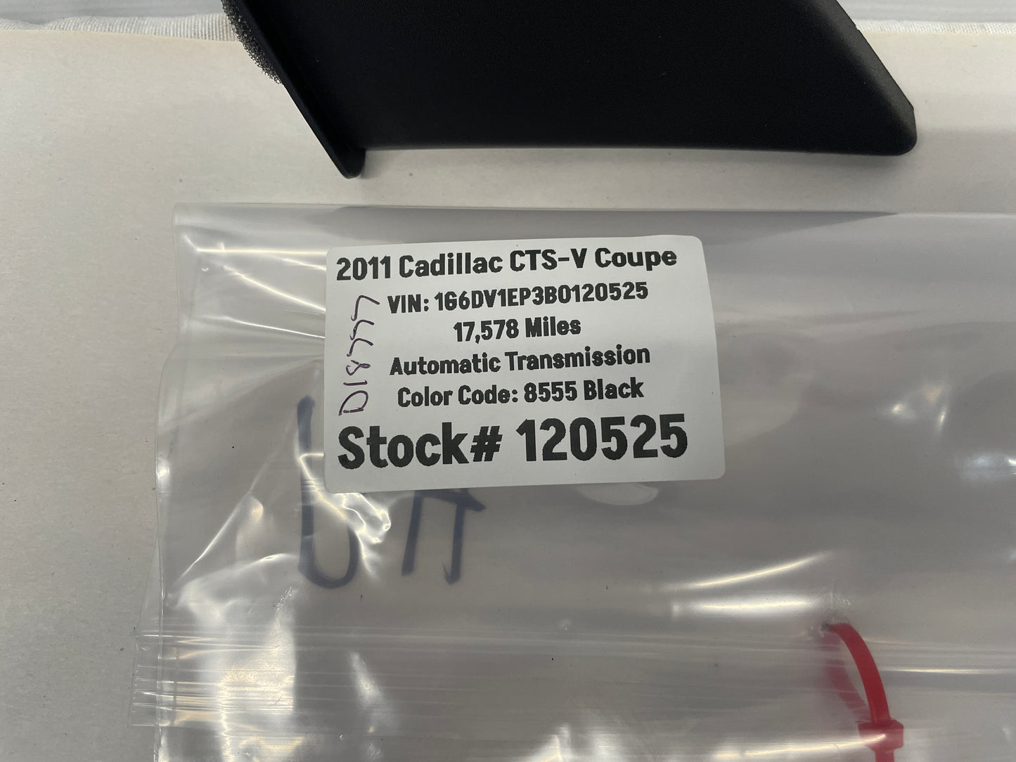 2011 Cadillac CTS-V Coupe RH Passenger Interior Mirror Bolt Cover OEM - Day's Parts Yard