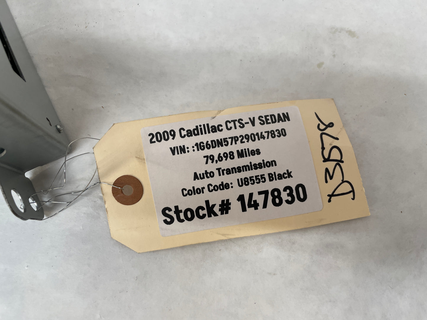 2009 Cadillac CTS-V Sedan CD Player Navigation Control Receiver Box Unit OEM - Day's Parts Yard