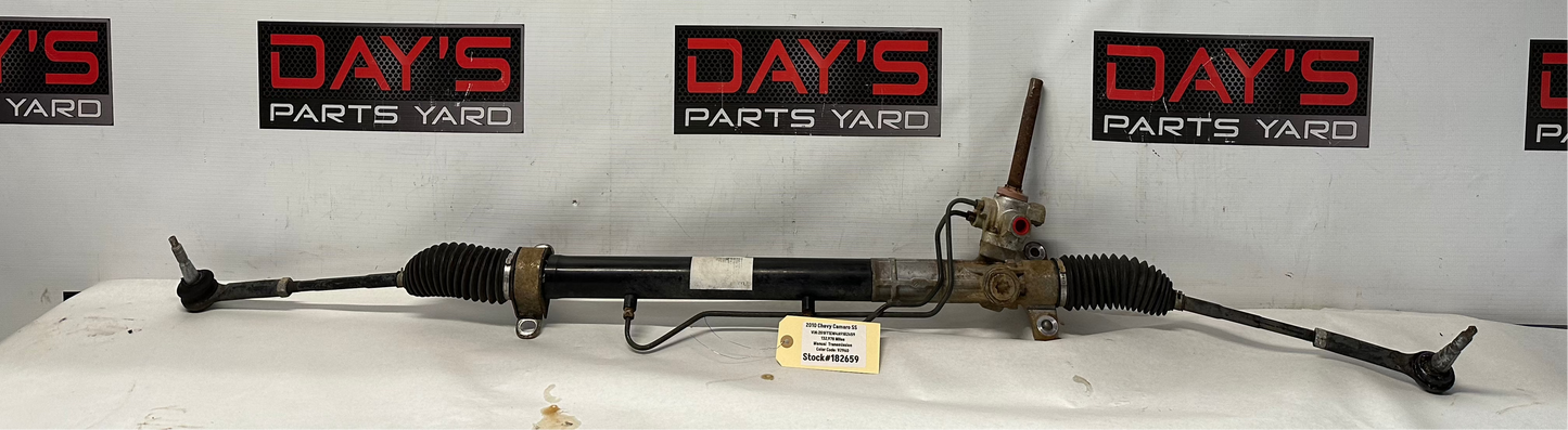 2010 Chevy Camaro SS Power Steering Rack and Pinion Gear Assembly OEM - Day's Parts Yard
