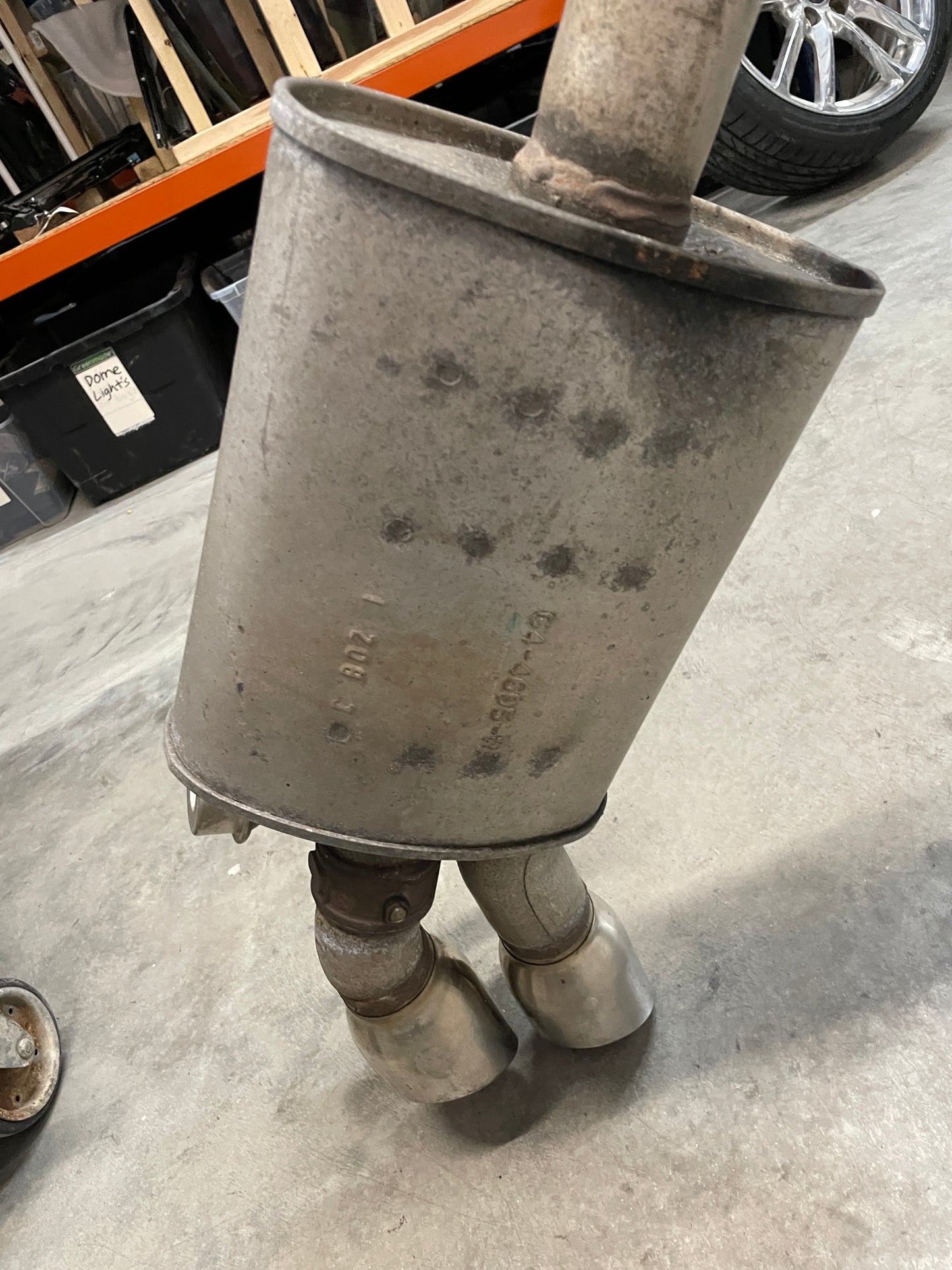 2014 Chevy Camaro ZL1 Factory OEM Exhaust NPP Bi Mode Muffler Pipe Assembly - Day's Parts Yard