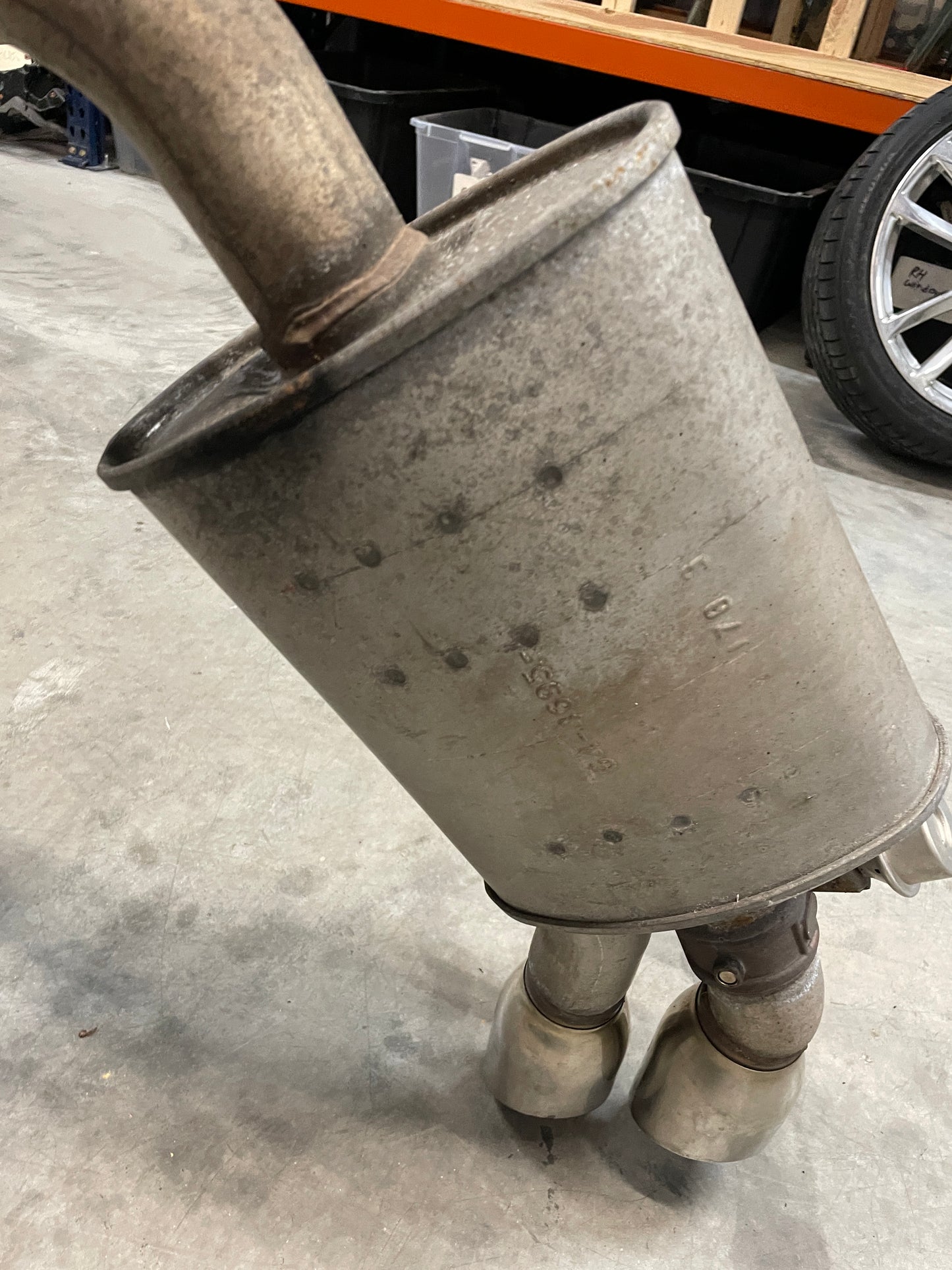 2014 Chevy Camaro ZL1 Factory OEM Exhaust NPP Bi Mode Muffler Pipe Assembly - Day's Parts Yard