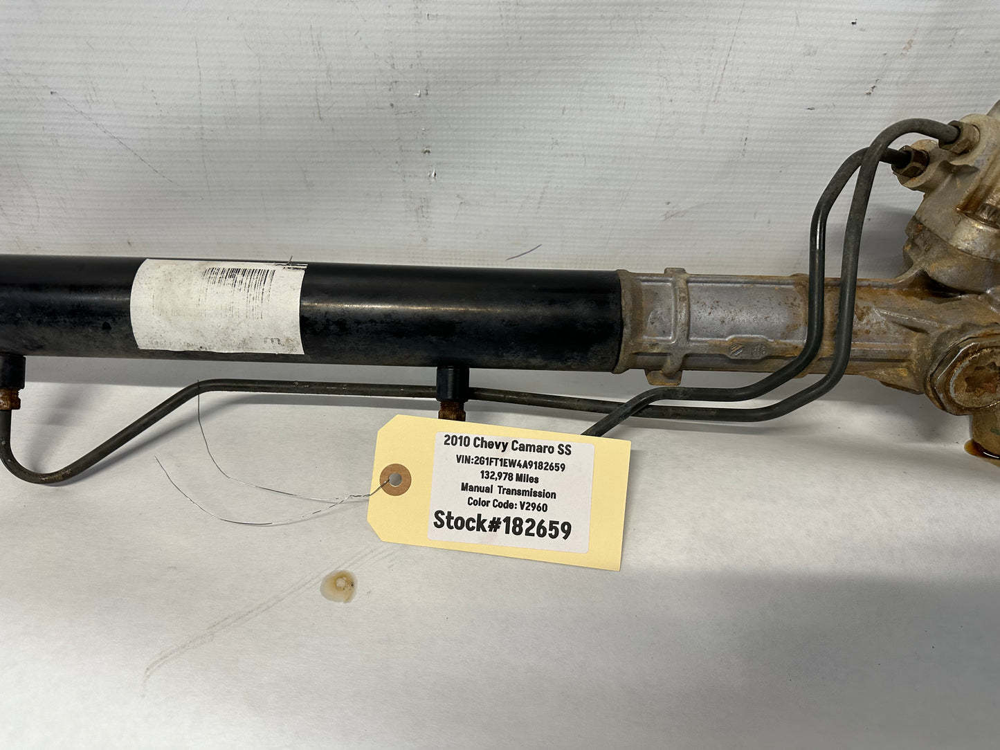 2010 Chevy Camaro SS Power Steering Rack and Pinion Gear Assembly OEM - Day's Parts Yard