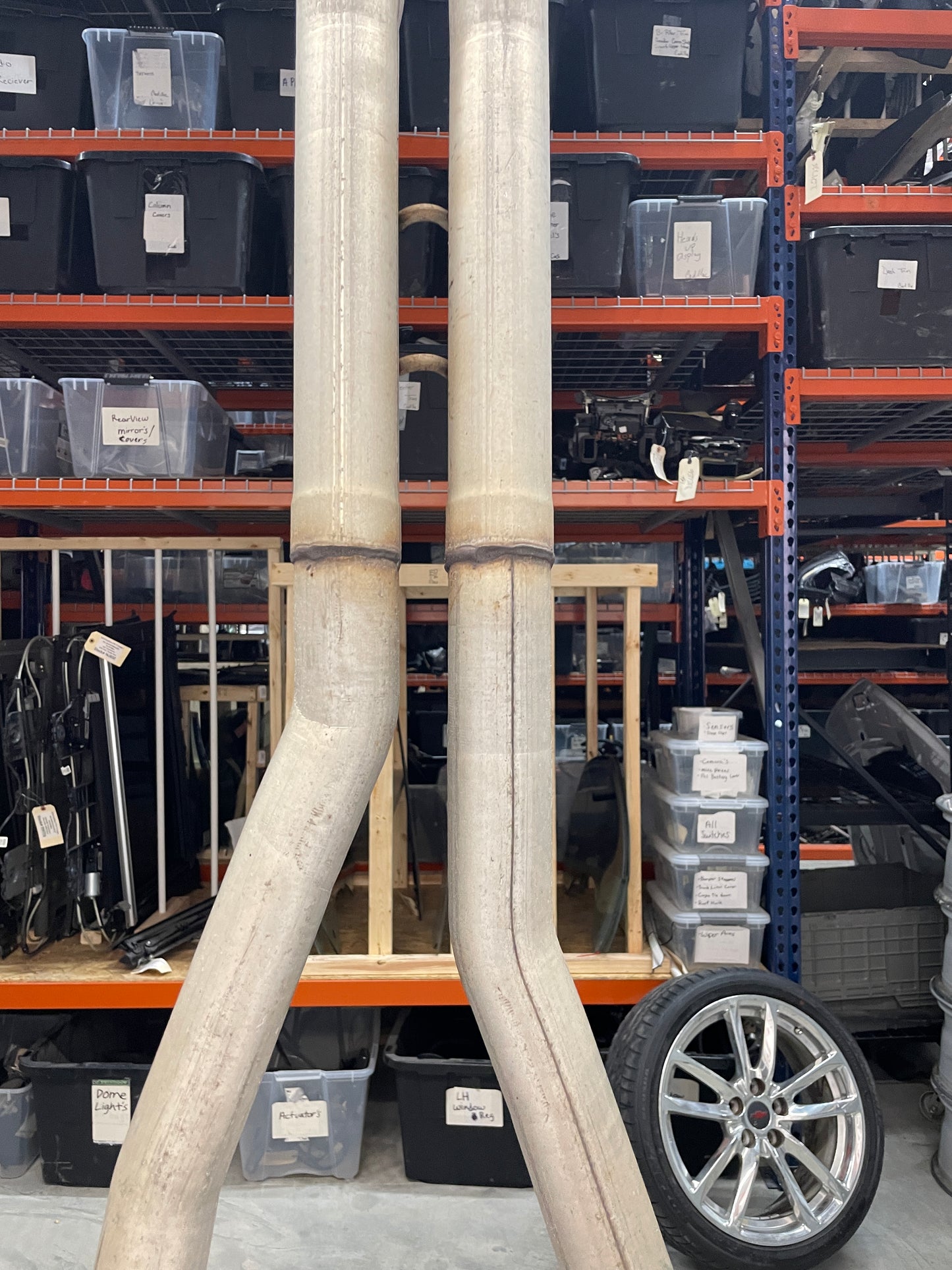 2014 Chevy Camaro ZL1 Factory OEM Exhaust NPP Bi Mode Muffler Pipe Assembly - Day's Parts Yard