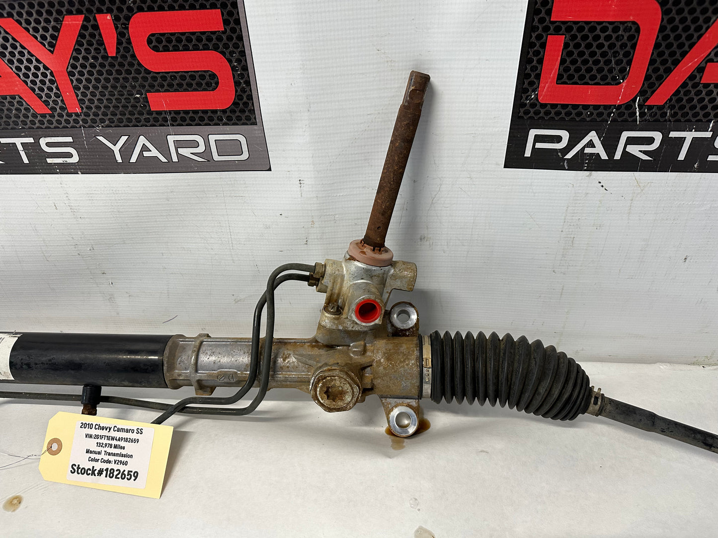 2010 Chevy Camaro SS Power Steering Rack and Pinion Gear Assembly OEM - Day's Parts Yard