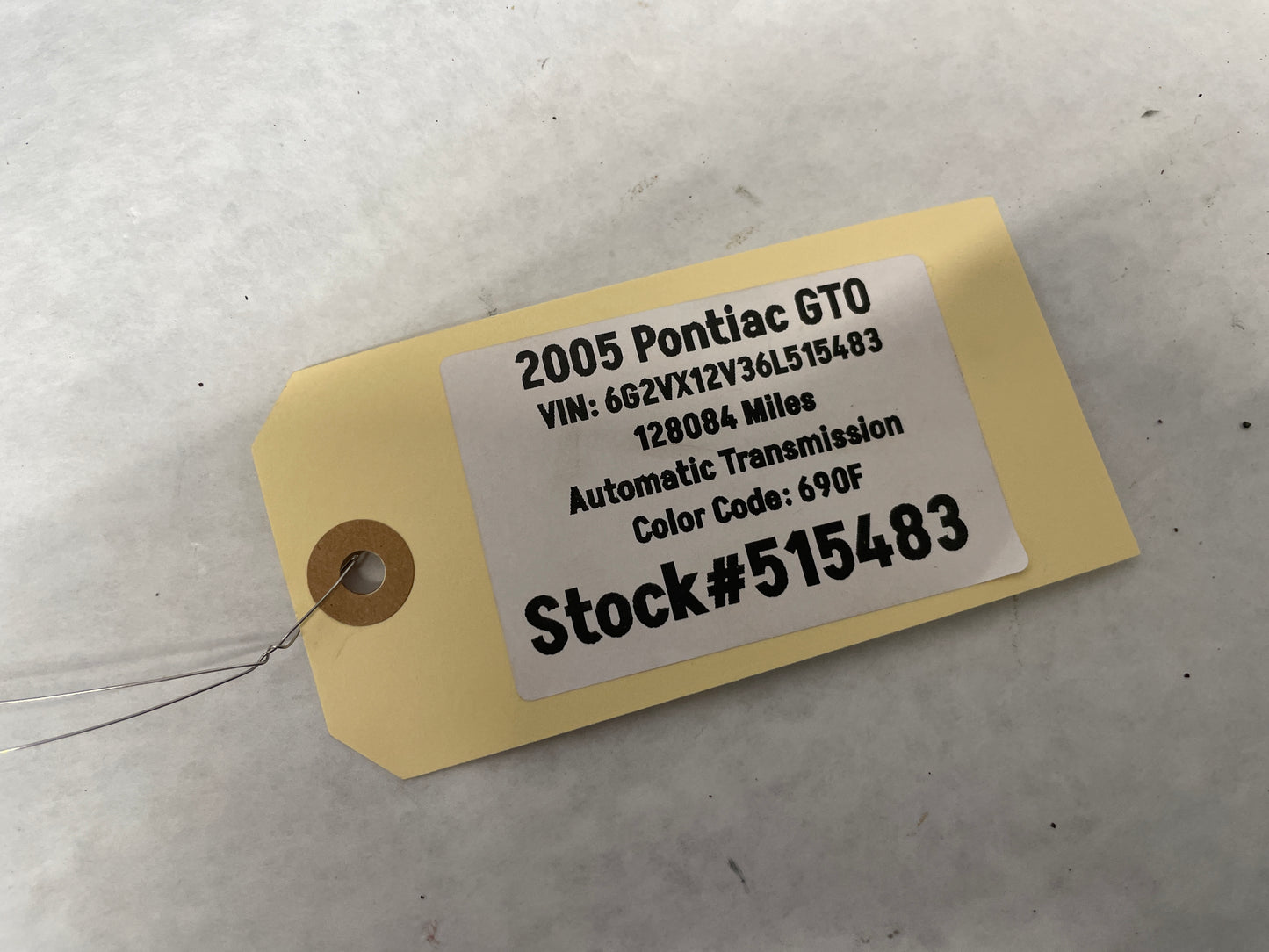 2005 Pontiac GTO Seats Rears Only OEM - Day's Parts Yard