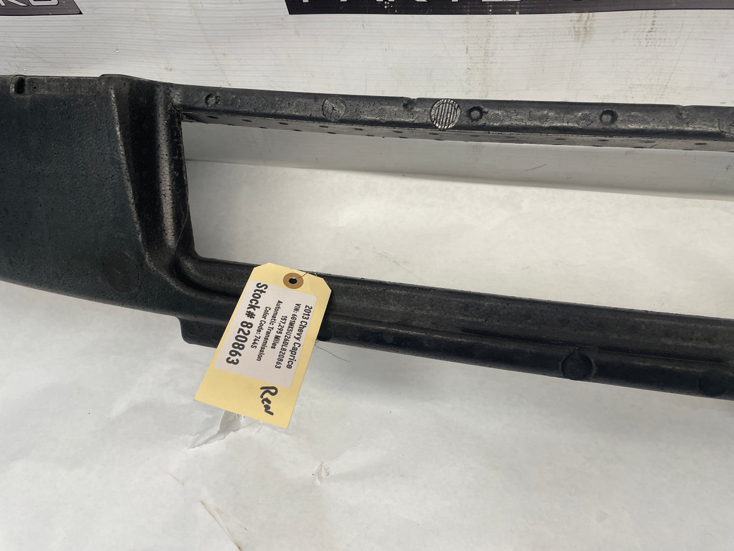 2013 Chevy Caprice Rear Bumper Impact Foam Absorber OEM - Day's Parts Yard