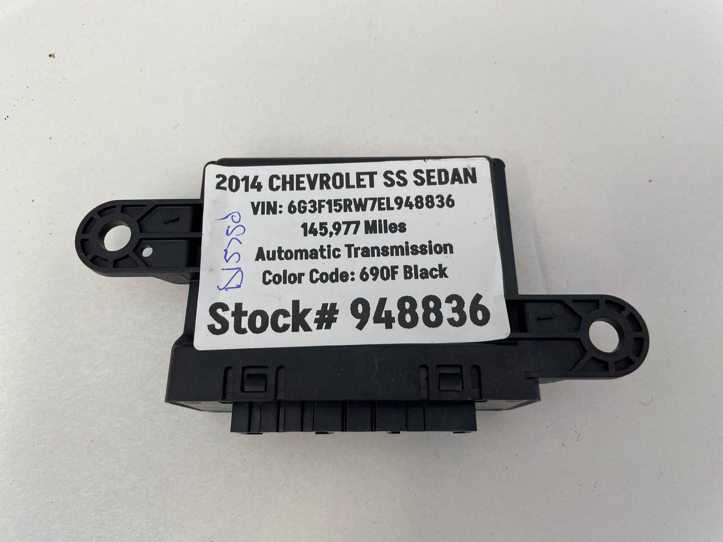 2014 Chevy SS Sedan Parking Aid Control Module OEM - Day's Parts Yard