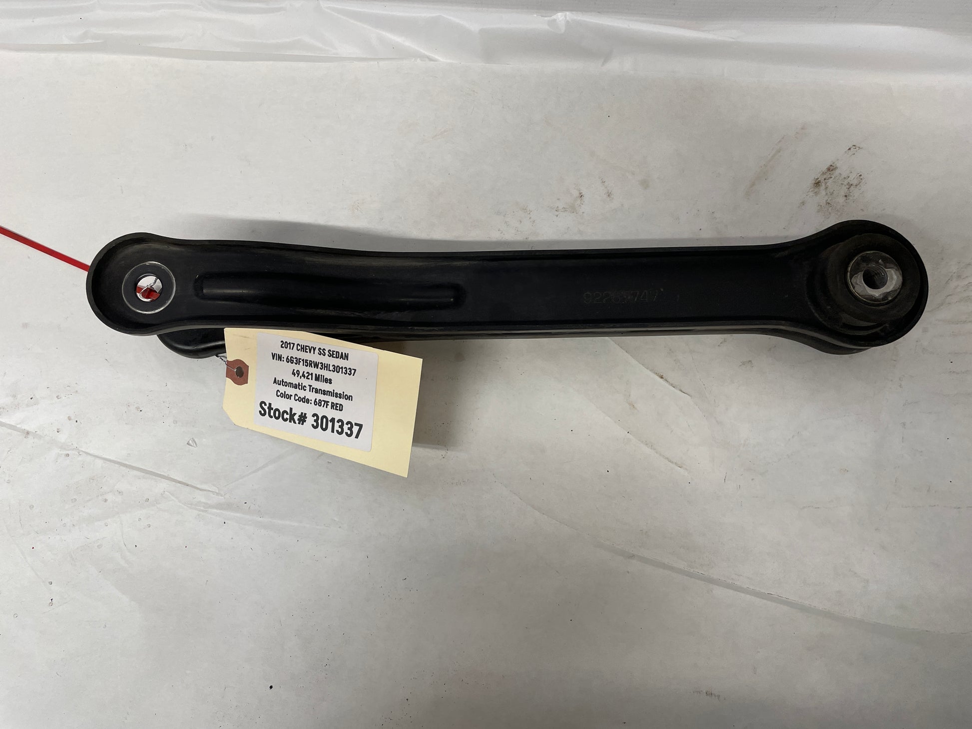 2017 Chevy SS Sedan RH Passenger Rear Trailing Drag Control Arm Link OEM - Day's Parts Yard