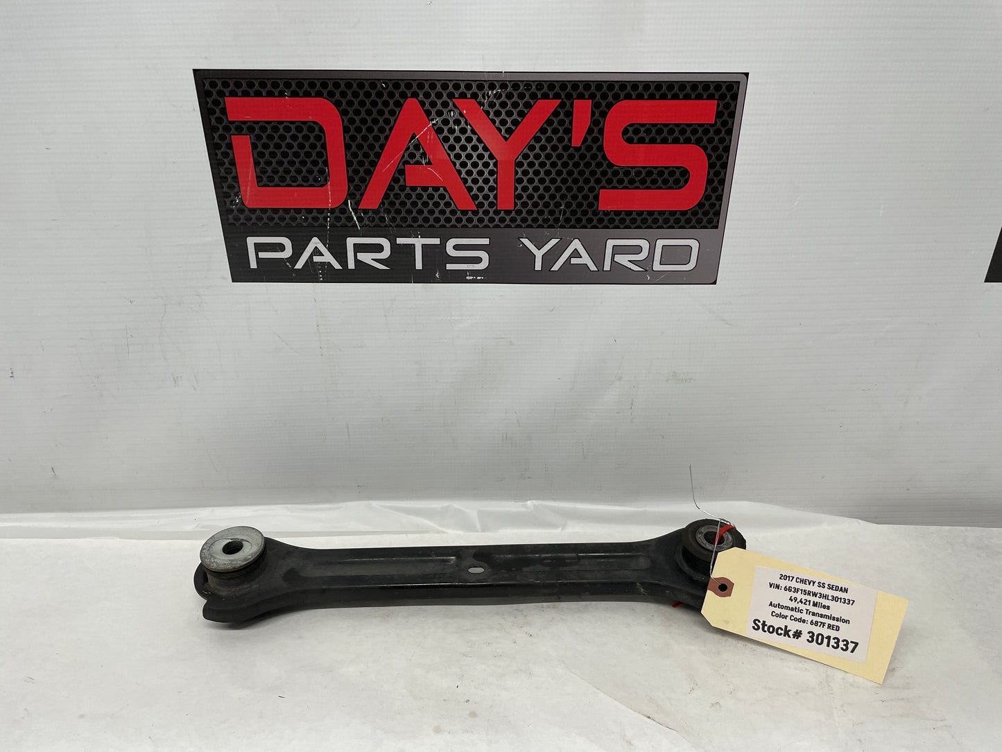 2017 Chevrolet SS Sedan RH Passenger Rear Trailing Control Arm Drag Link OEM - Day's Parts Yard