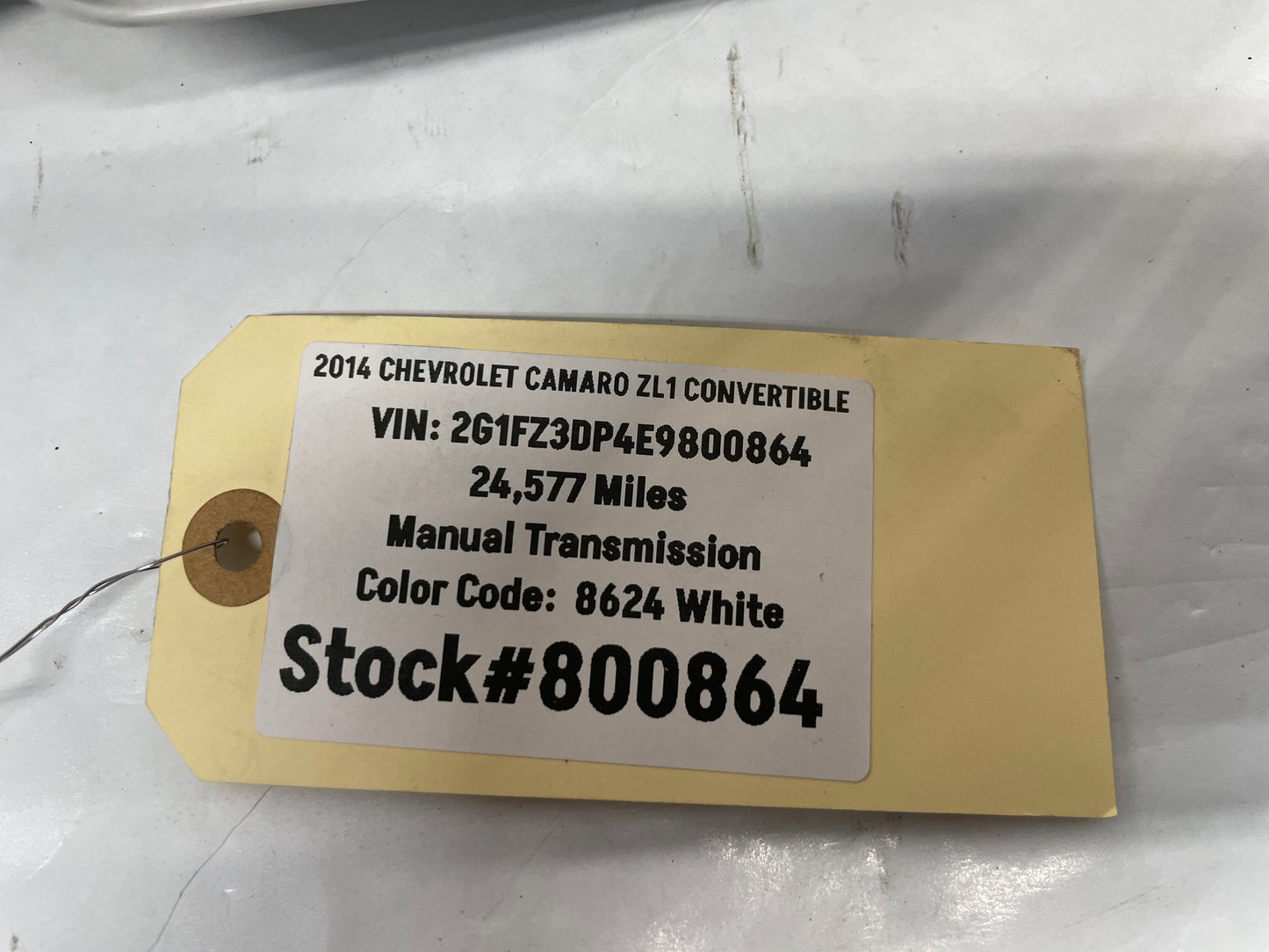 2014 Chevy Camaro ZL1 Convertible RH Passenger Exterior Out Side Mirror OEM - Day's Parts Yard