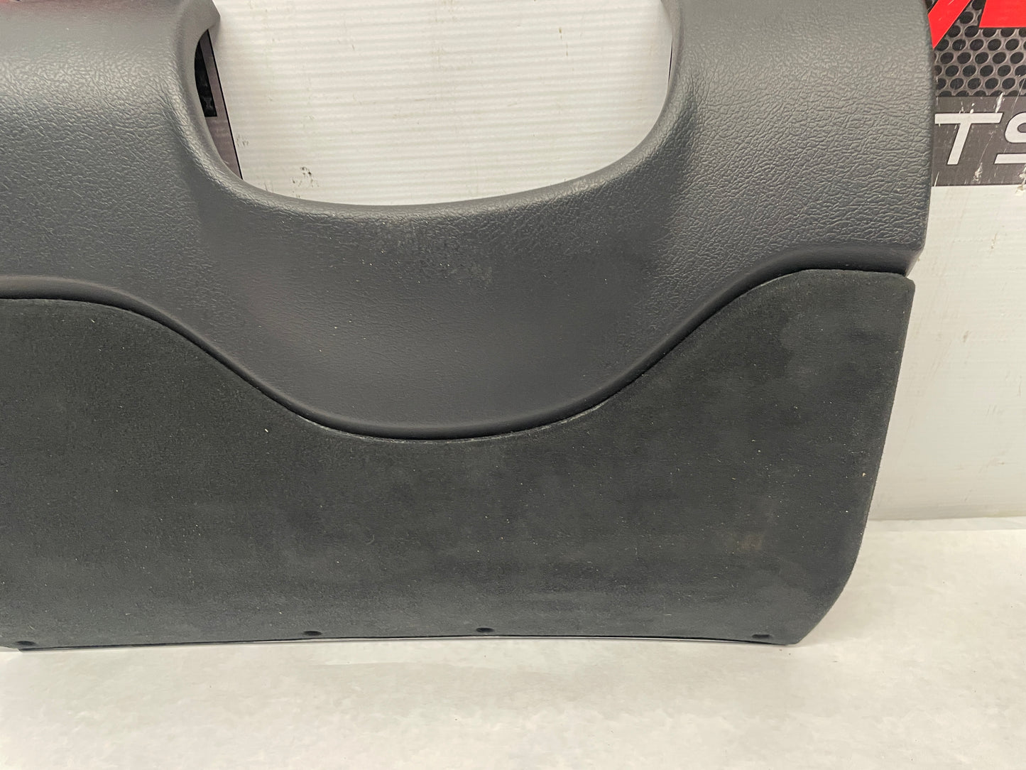 2005 Pontiac GTO Black Suede Interior Knee Bolster Fuse Box Block Cover OEM - Day's Parts Yard