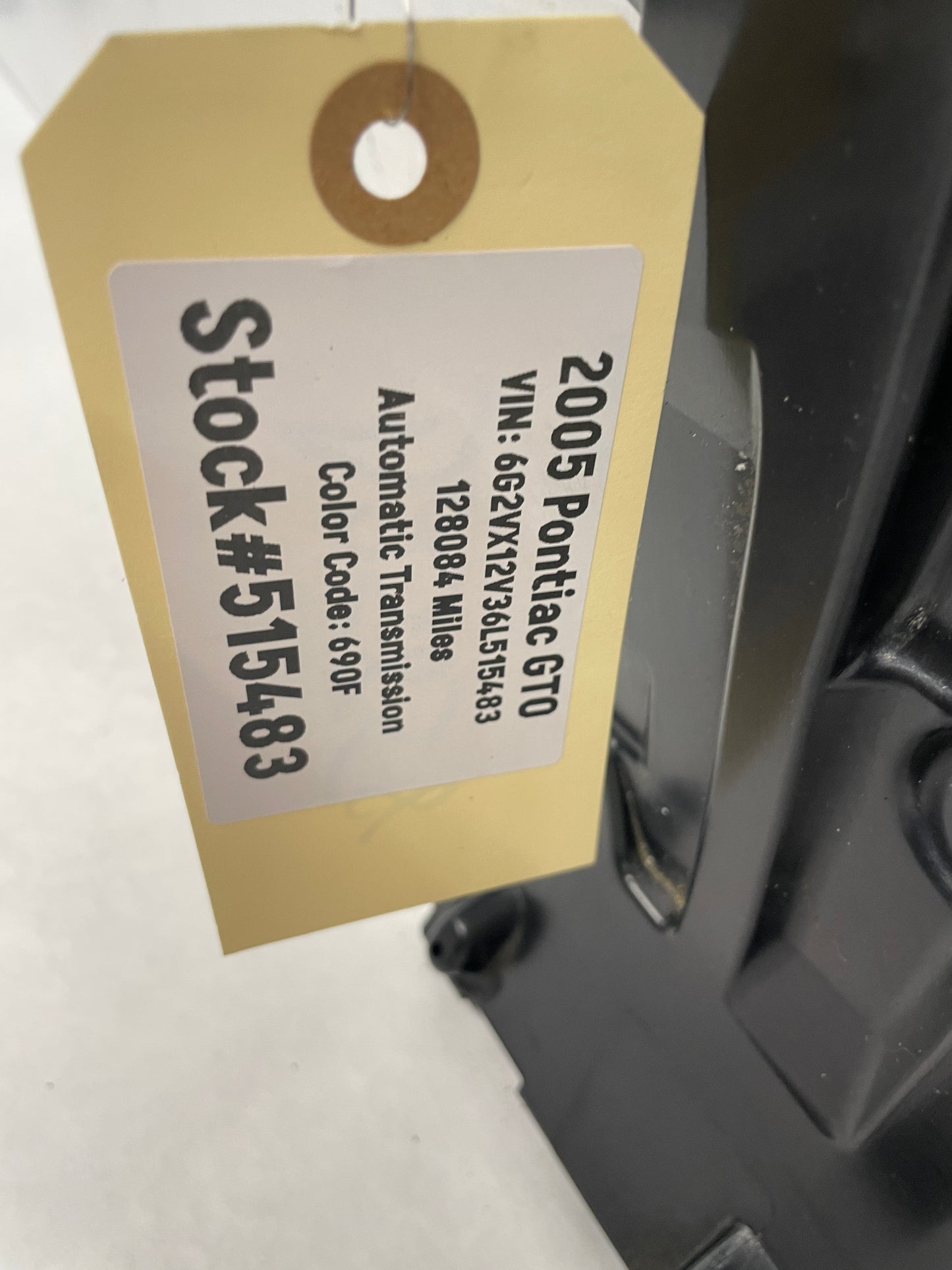 2005 Pontiac GTO Black Suede Interior Knee Bolster Fuse Box Block Cover OEM - Day's Parts Yard