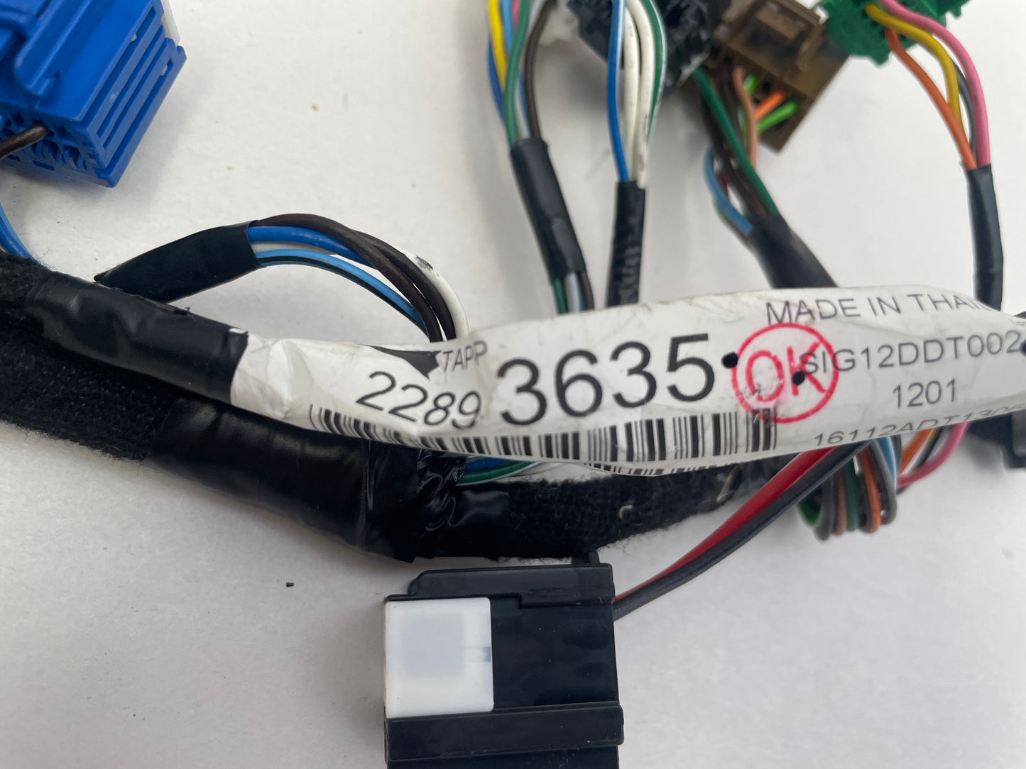 2014 Cadillac CTS-V Coupe LH Driver Door Wire Wiring Harness OEM - Day's Parts Yard