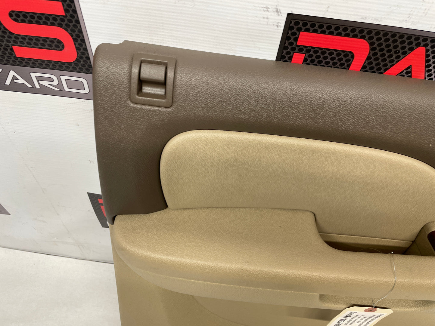 2009 GMC Sierra 2500HD SLT LH Driver Rear Interior Door Panel Cashmere Tan OEM - Day's Parts Yard