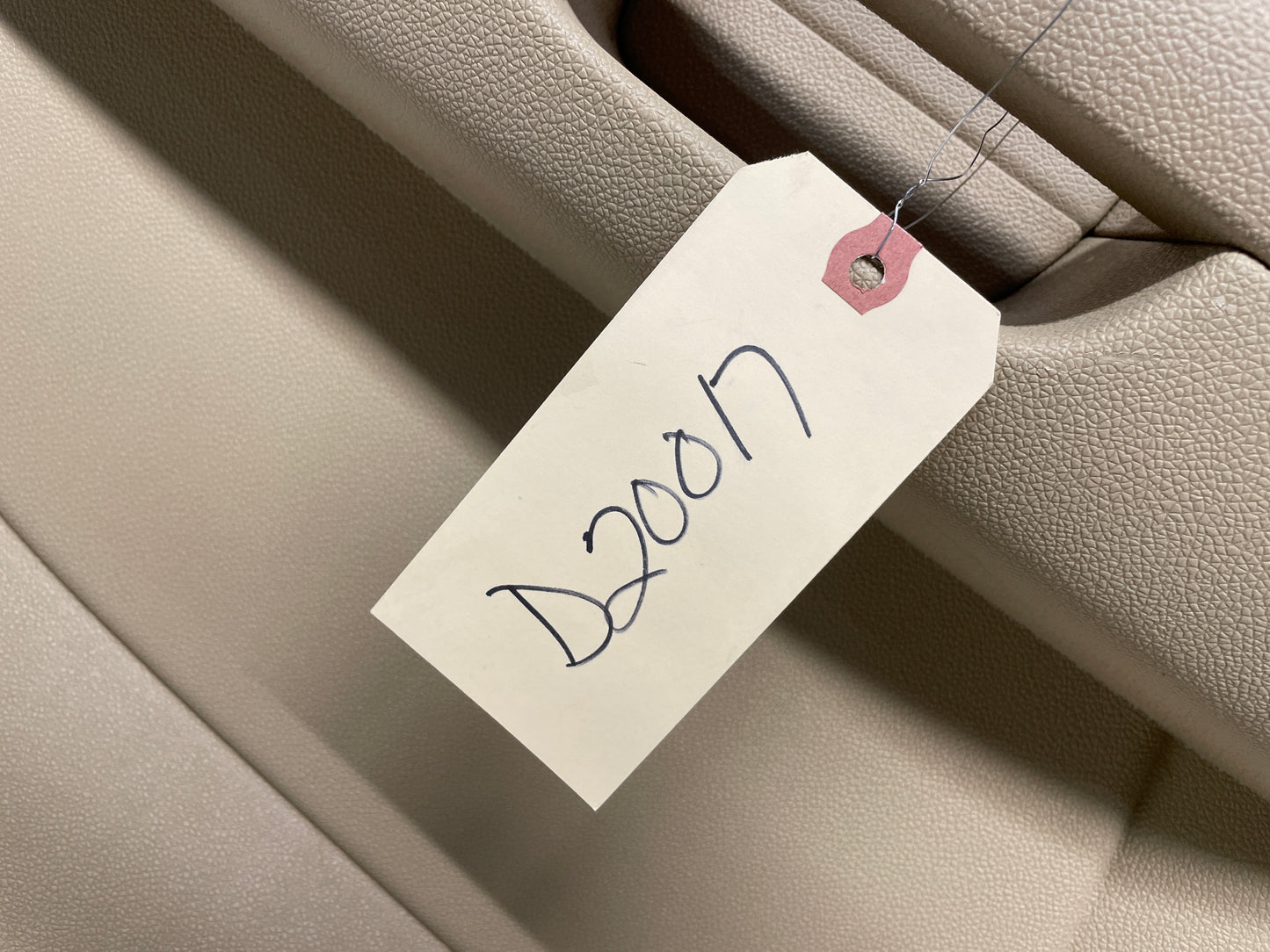 2009 GMC Sierra 2500HD SLT LH Driver Rear Interior Door Panel Cashmere Tan OEM - Day's Parts Yard