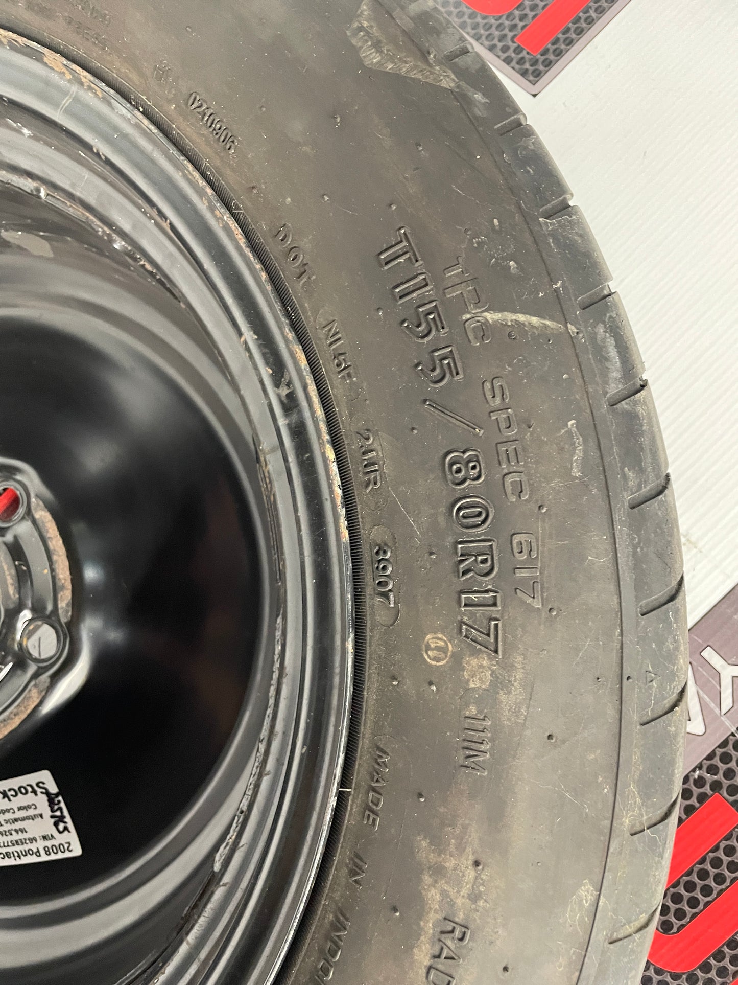 2008 Pontiac G8 Base Spare Wheel & Tire OEM - Day's Parts Yard
