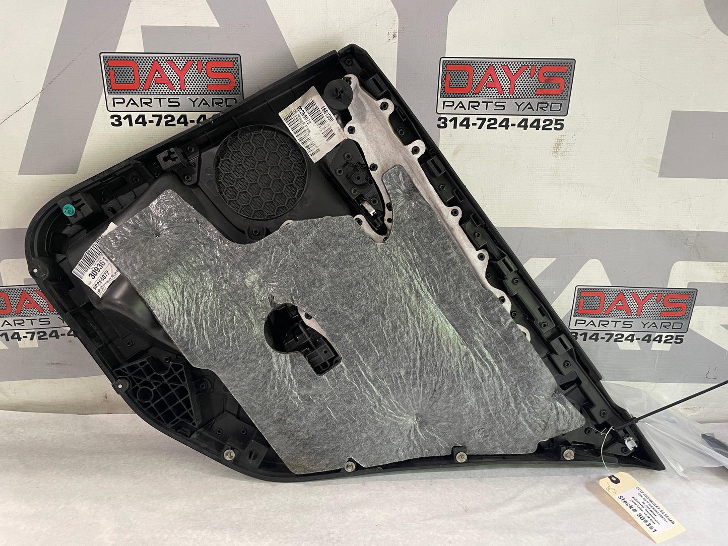 2017 Chevy SS Sedan LH Driver Rear Door Panel OEM - Day's Parts Yard