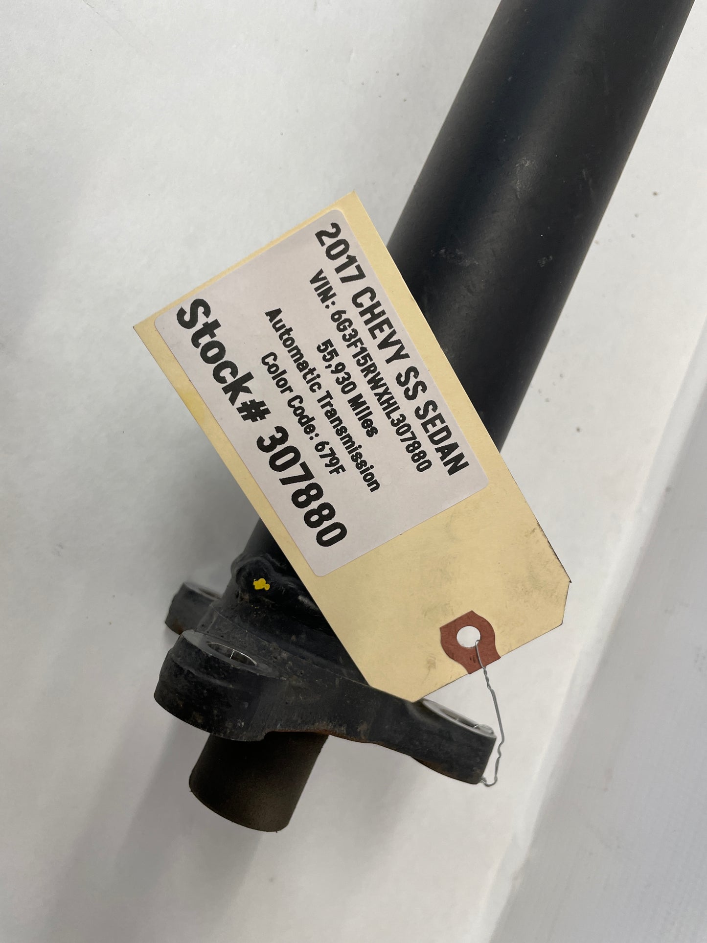 2017 Chevy SS Sedan Drive Shaft Driveshaft OEM - Day's Parts Yard