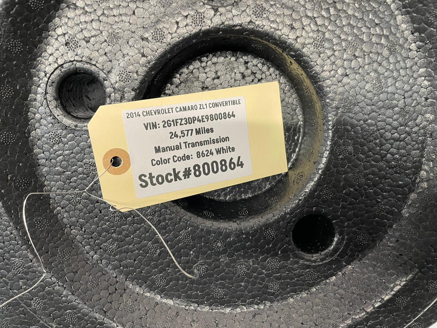 2014 Chevy Camaro ZL1 Convertible Spare Tire Air Compressor Inflator w/ Sealant OEM - Day's Parts Yard